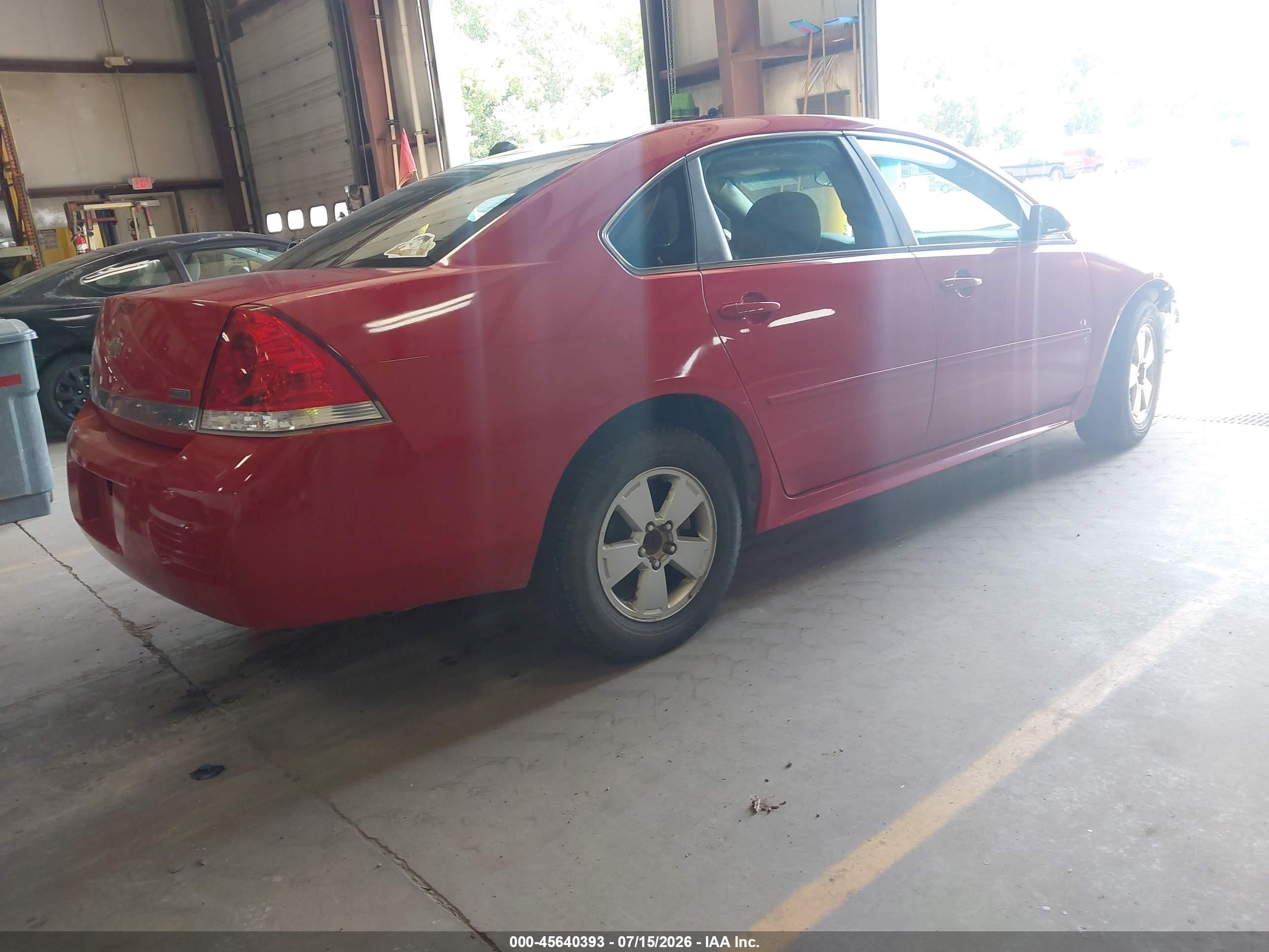 2011 Chevrolet Impala Lt Red vin: 2G1WG5EK5B1179861
