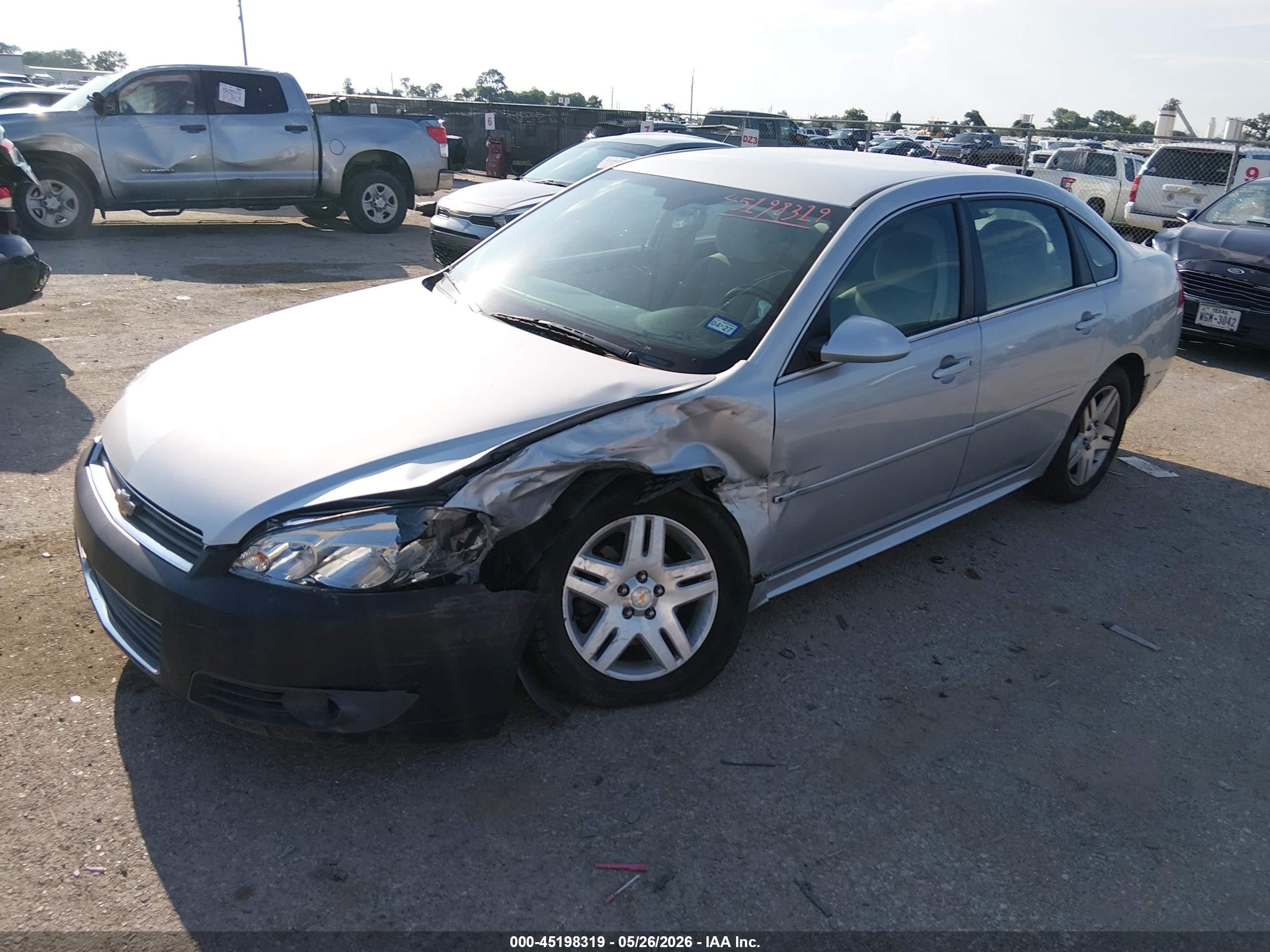 2011 Chevrolet Impala Lt Silver vin: 2G1WG5EK5B1305331