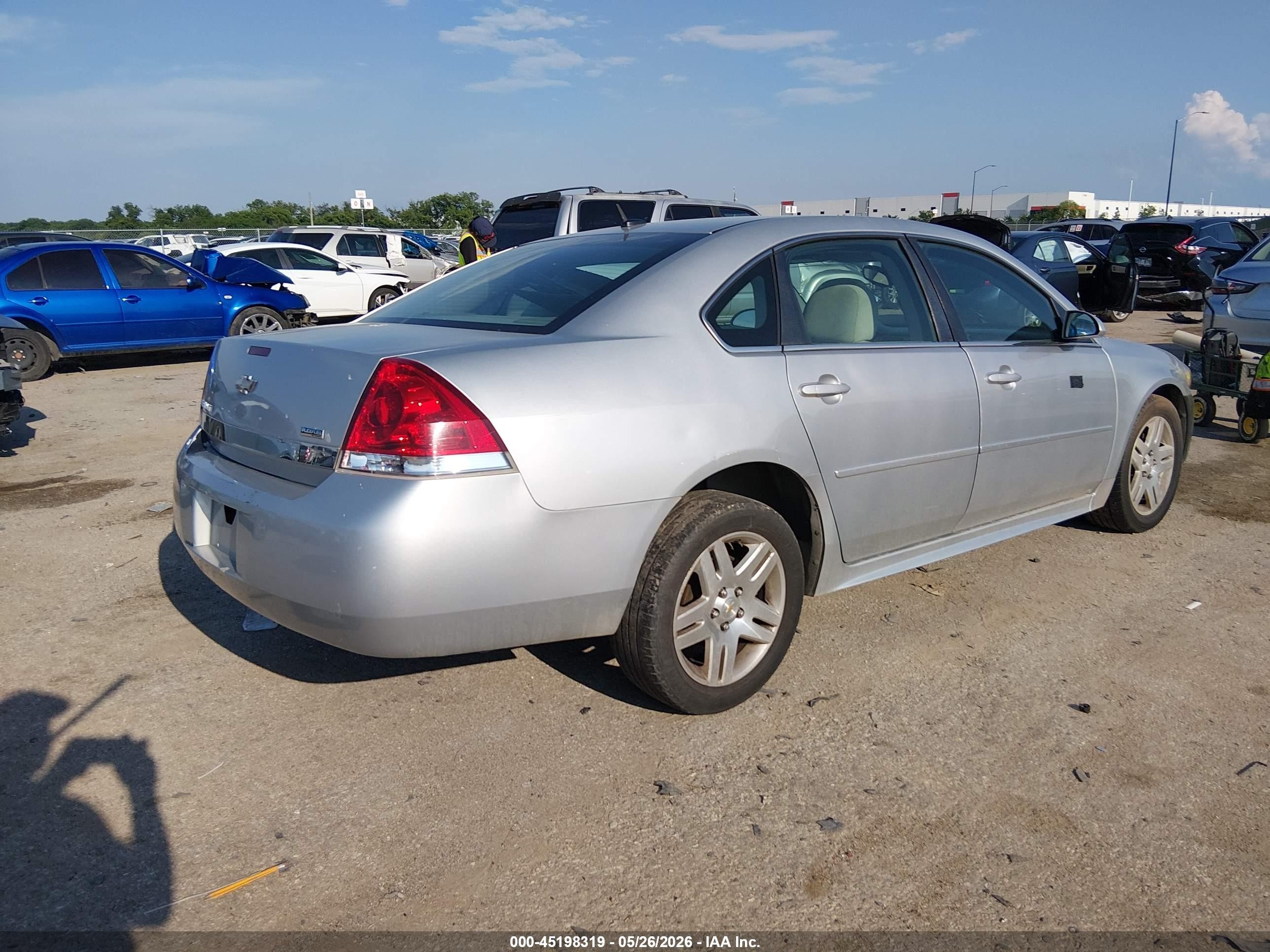 2011 Chevrolet Impala Lt Silver vin: 2G1WG5EK5B1305331