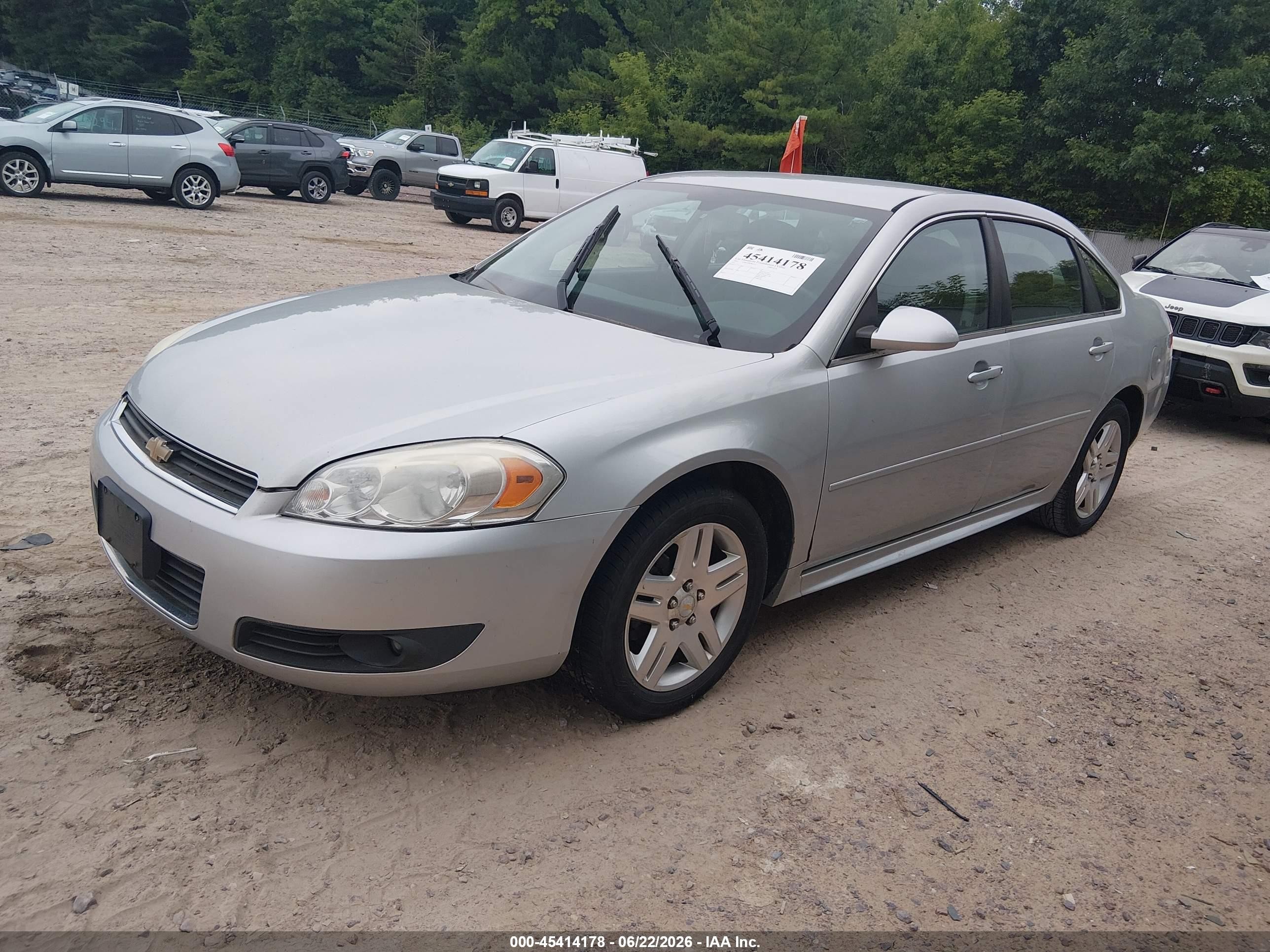 2011 Chevrolet Impala Lt Серебряный vin: 2G1WG5EK5B1306043