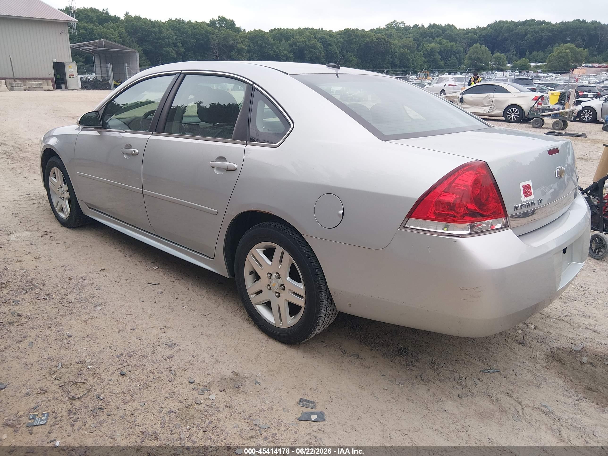 2011 Chevrolet Impala Lt Серебряный vin: 2G1WG5EK5B1306043