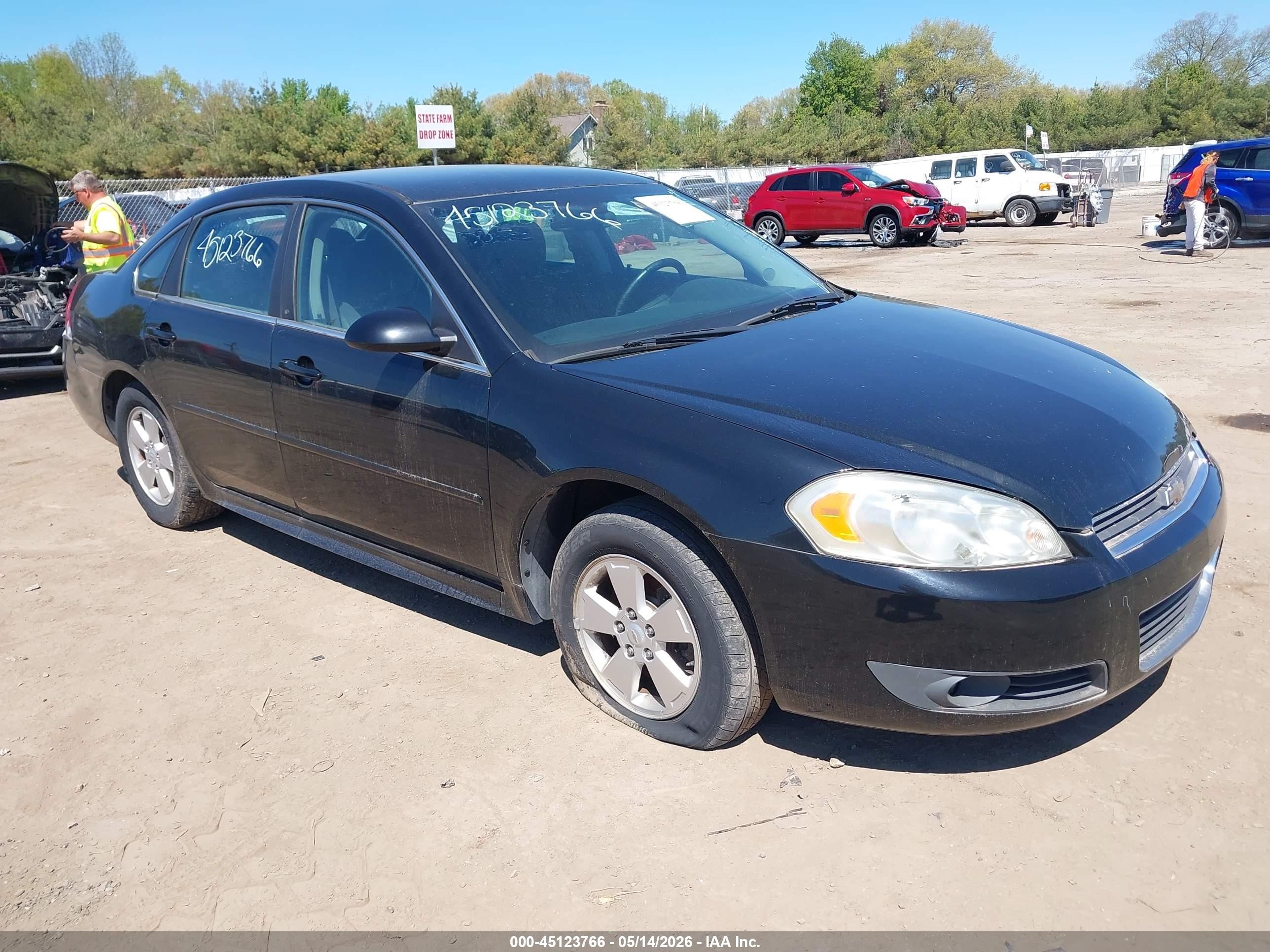 2011 Chevrolet Impala Lt Черный vin: 2G1WG5EK6B1154175