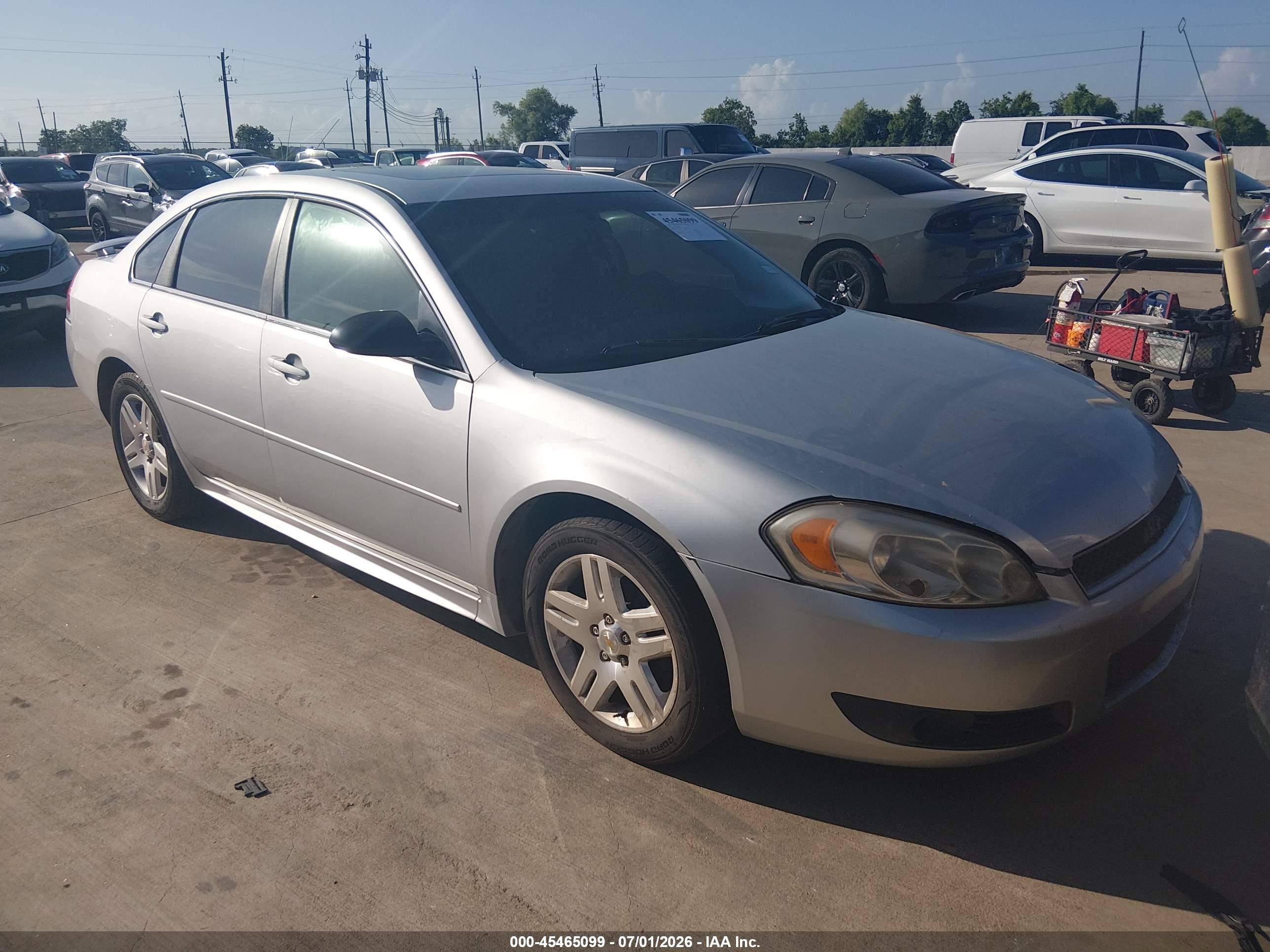 2011 Chevrolet Impala Lt Silver vin: 2G1WG5EK6B1171218