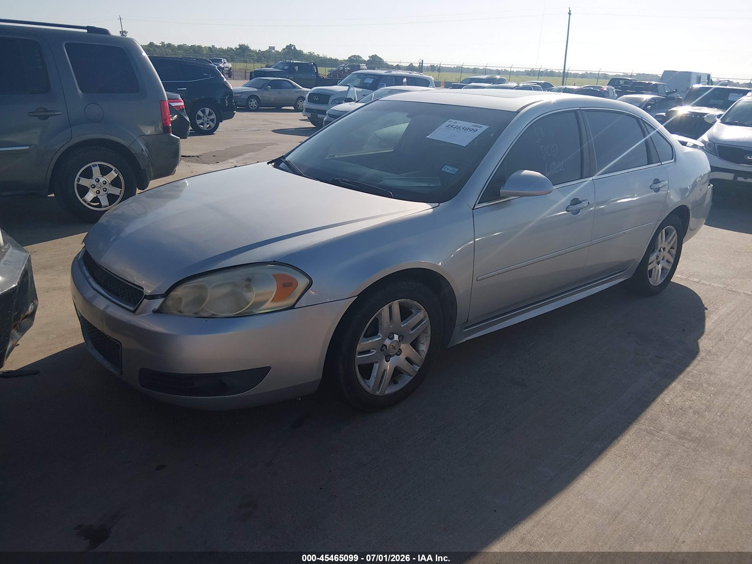 2011 Chevrolet Impala Lt Silver vin: 2G1WG5EK6B1171218