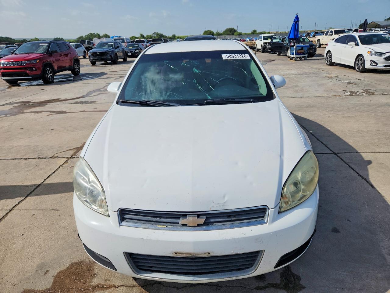 2011 Chevrolet Impala Lt White vin: 2G1WG5EK6B1217761