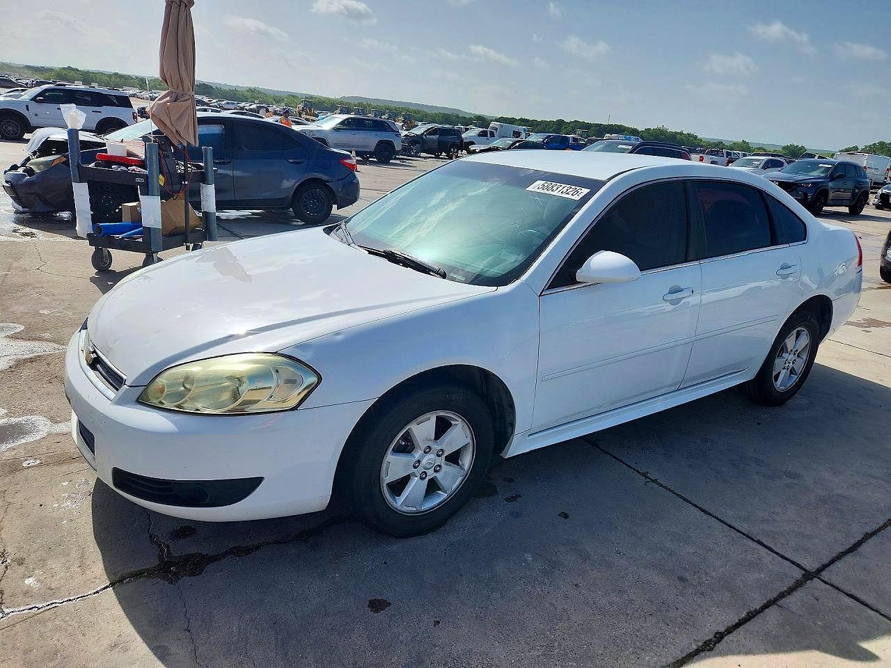 2011 Chevrolet Impala Lt White vin: 2G1WG5EK6B1217761