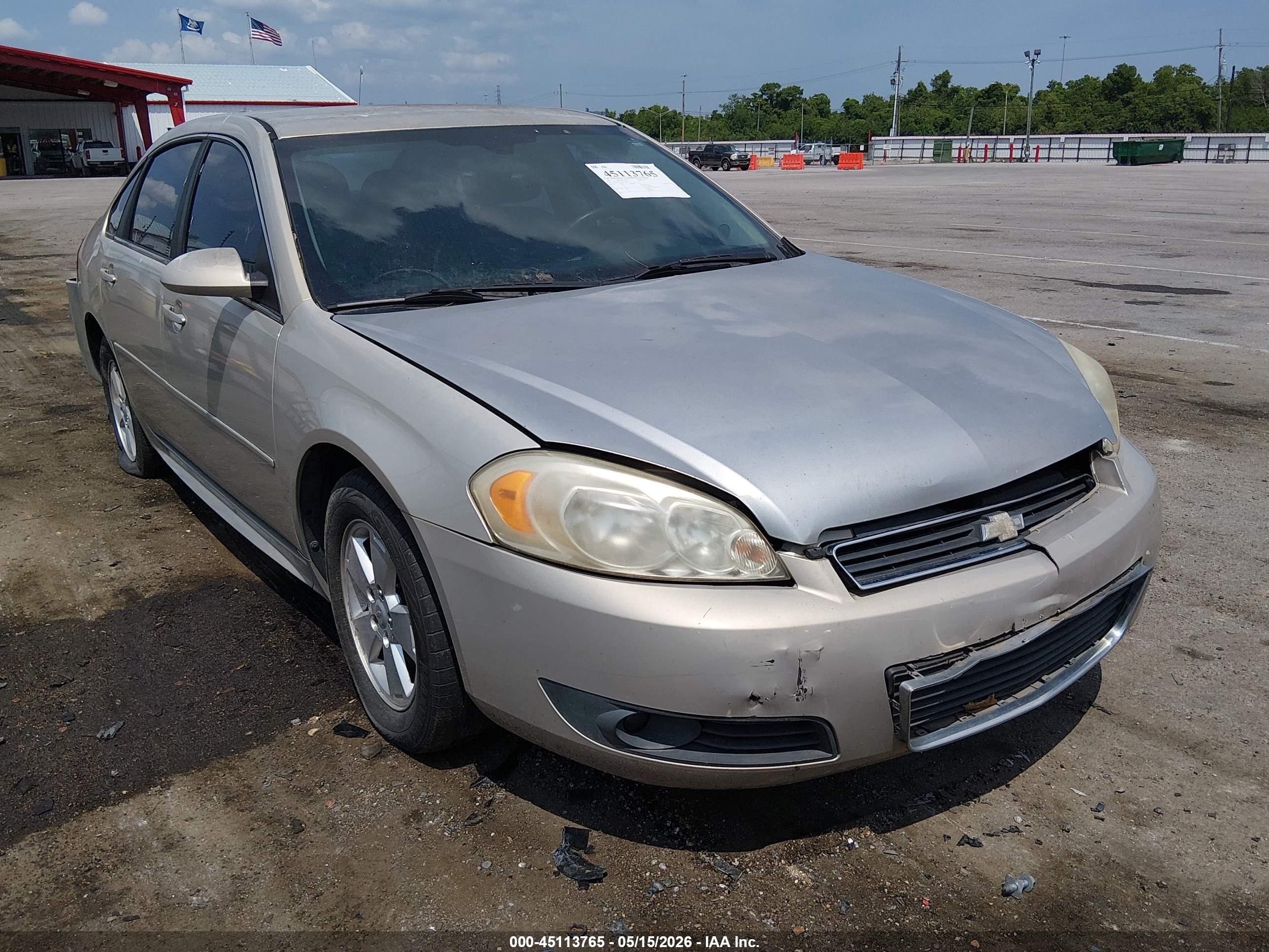 2011 Chevrolet Impala Lt Beige vin: 2G1WG5EK6B1239923