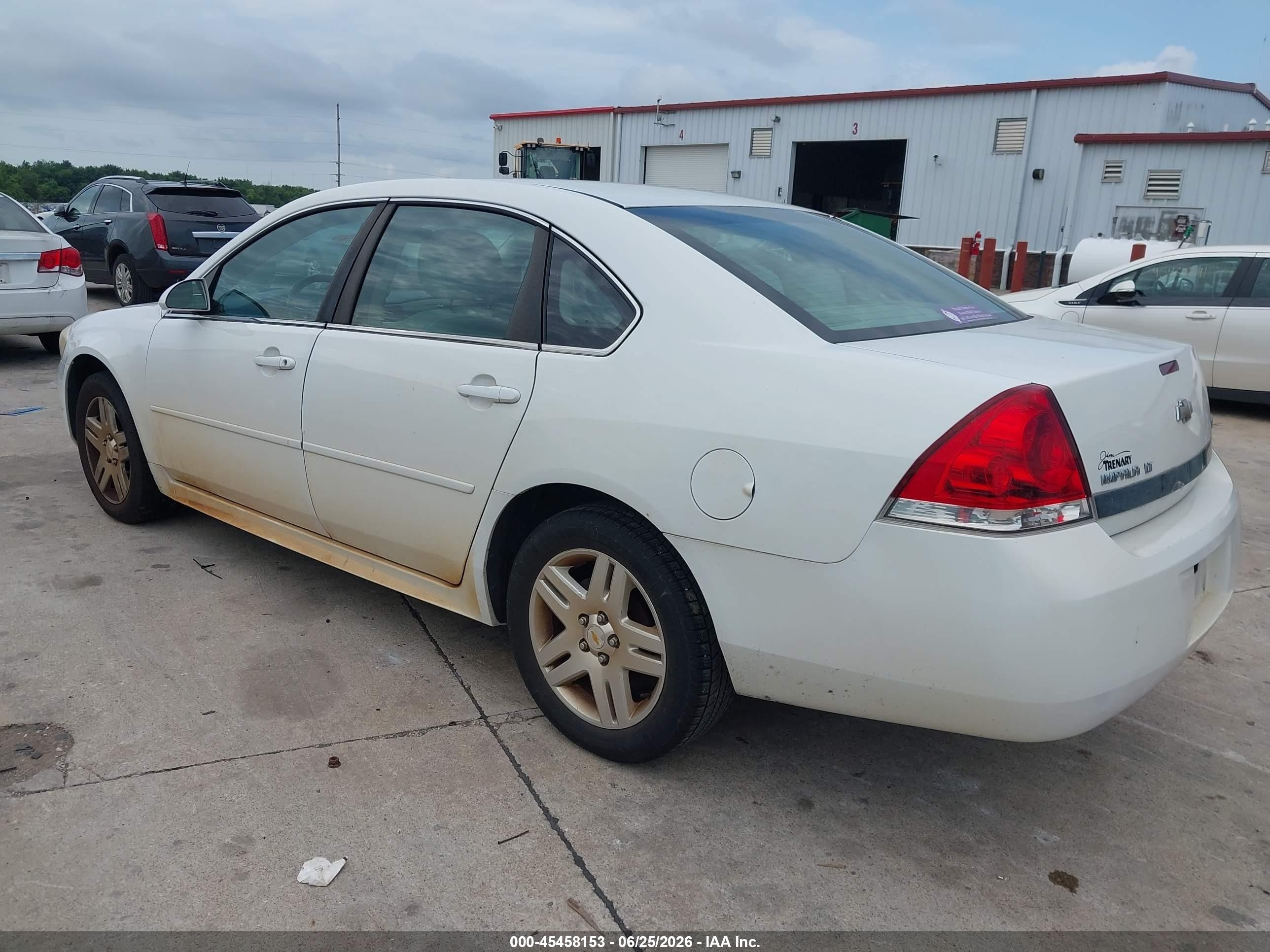 2011 Chevrolet Impala Lt White vin: 2G1WG5EK6B1242479