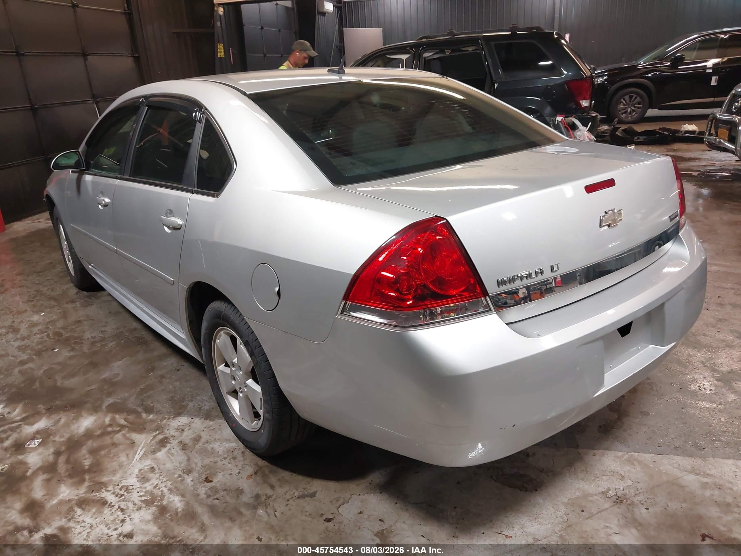 2011 Chevrolet Impala Lt Silver vin: 2G1WG5EK6B1258259