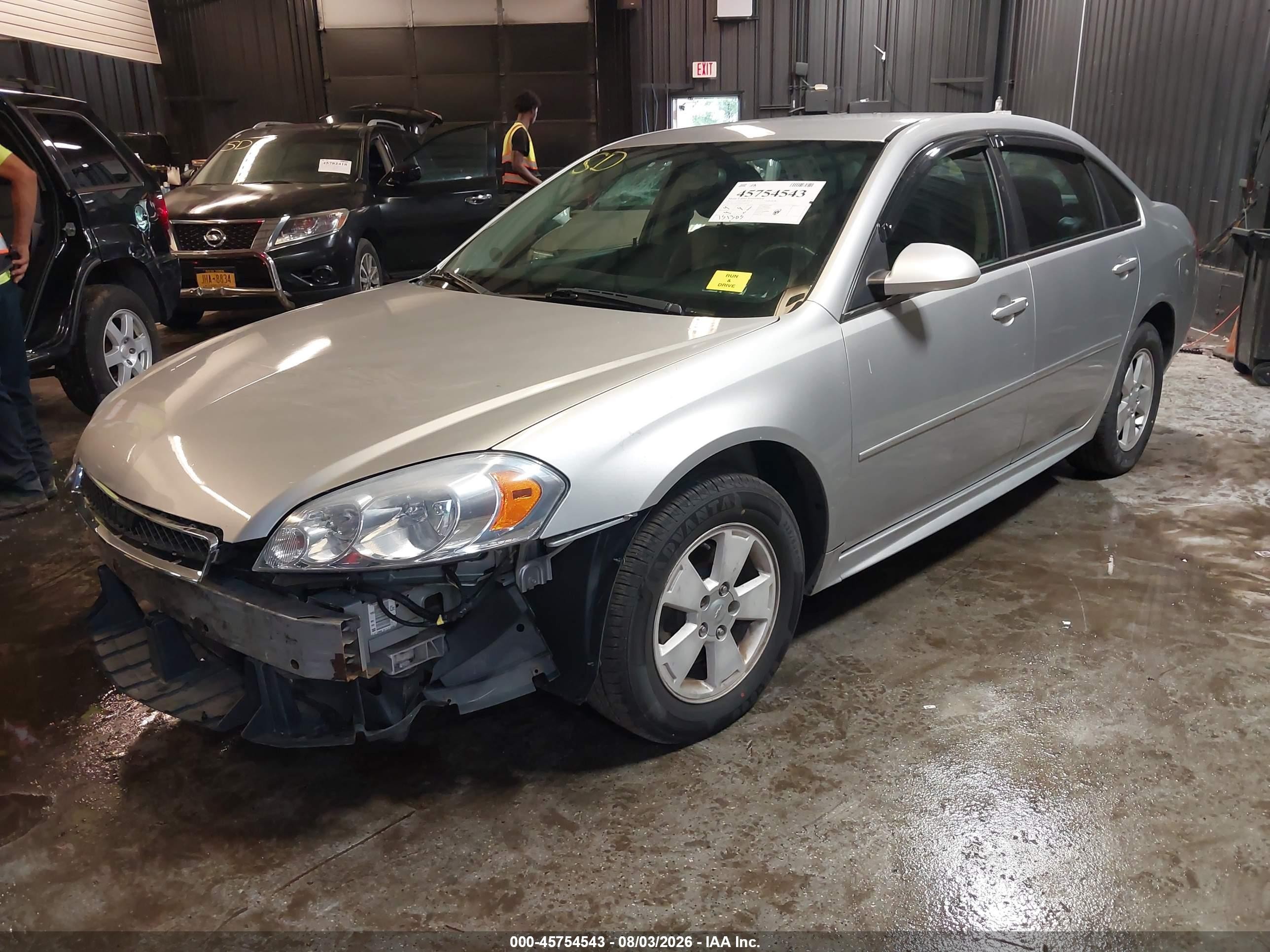 2011 Chevrolet Impala Lt Silver vin: 2G1WG5EK6B1258259
