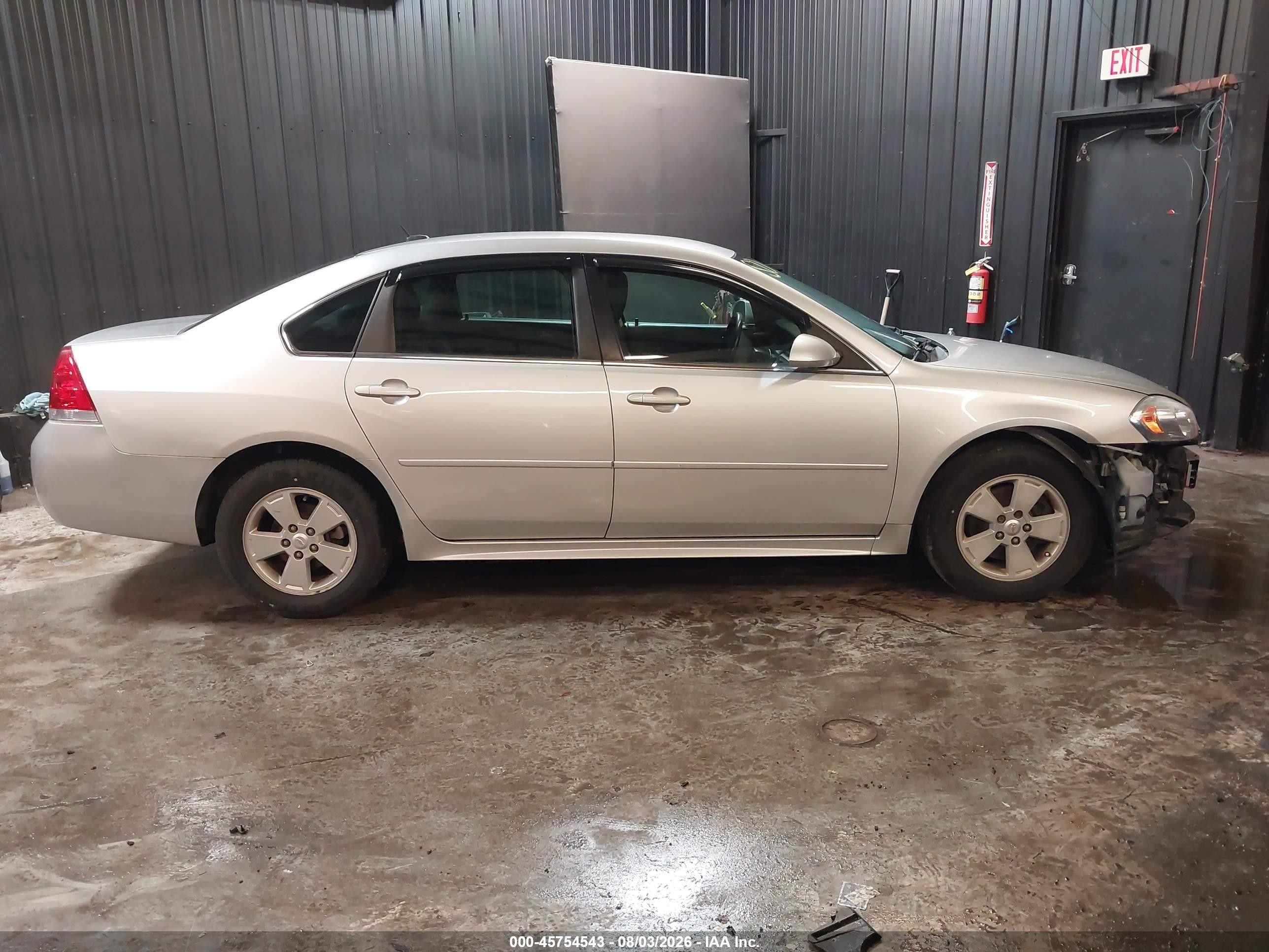2011 Chevrolet Impala Lt Silver vin: 2G1WG5EK6B1258259