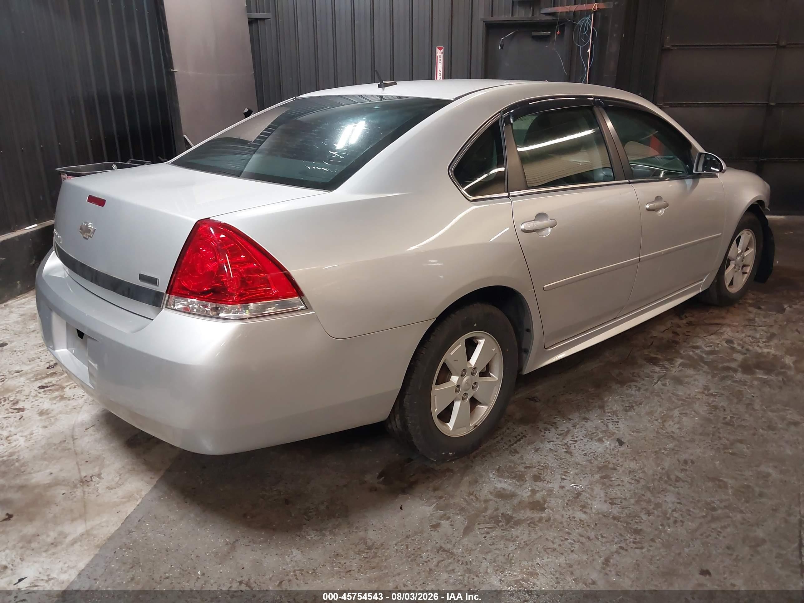 2011 Chevrolet Impala Lt Silver vin: 2G1WG5EK6B1258259