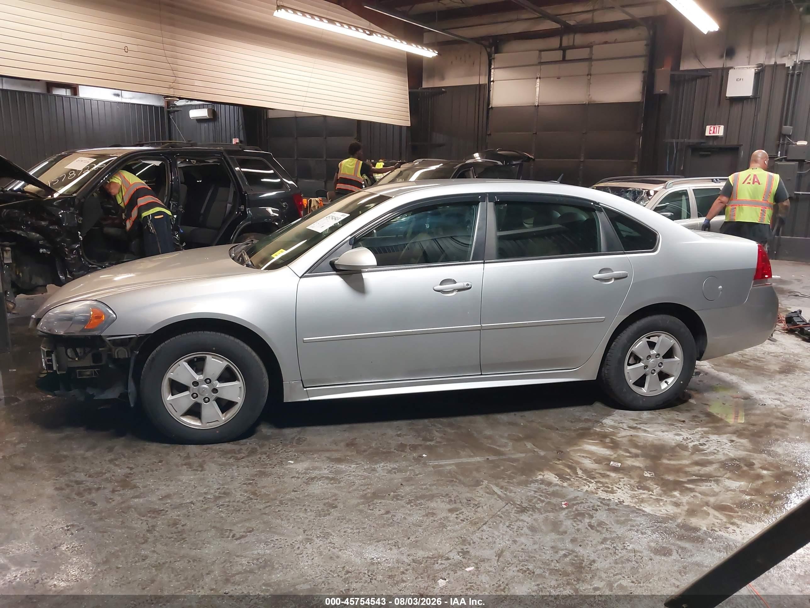 2011 Chevrolet Impala Lt Silver vin: 2G1WG5EK6B1258259