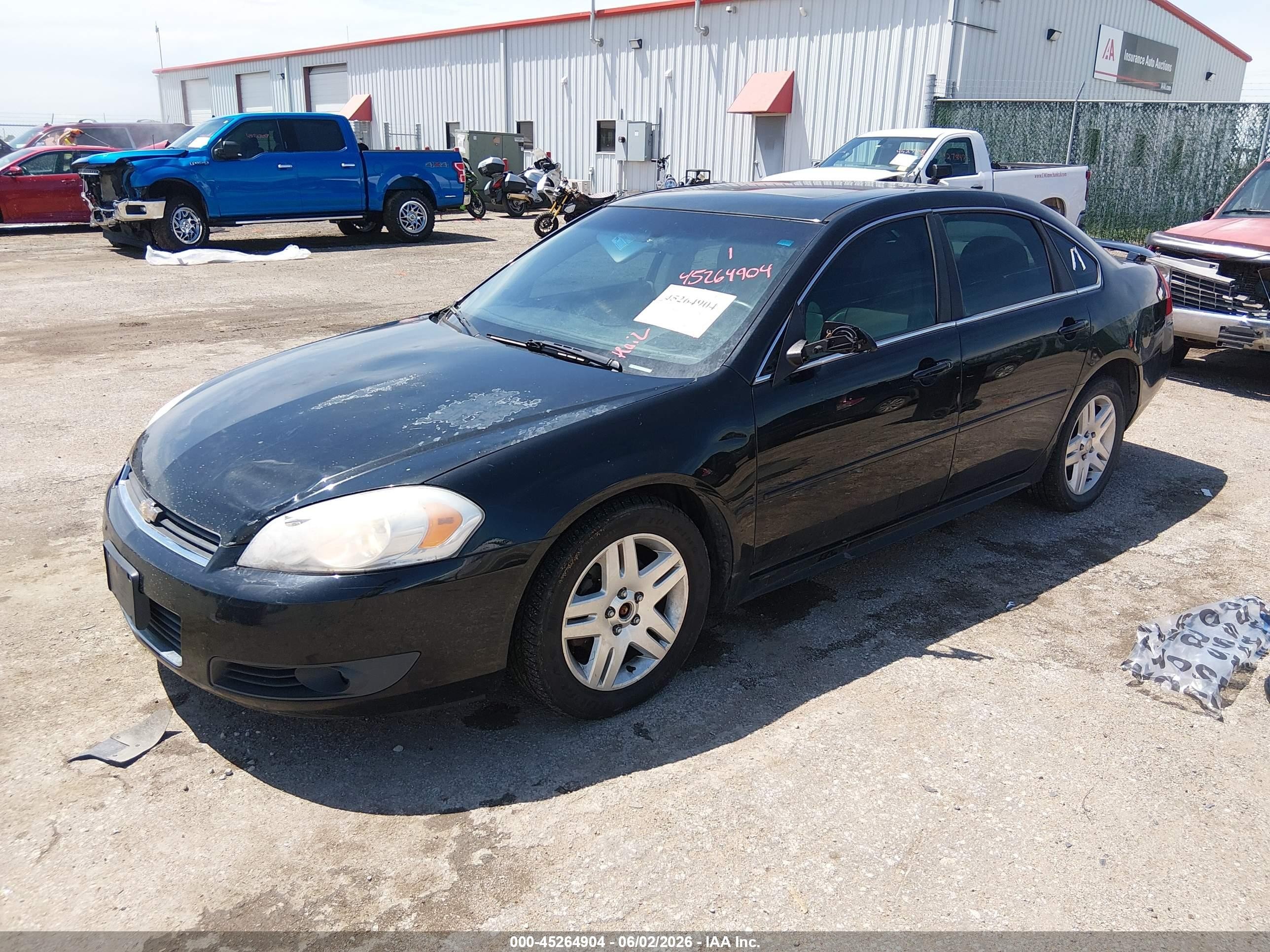 2011 Chevrolet Impala Lt Black vin: 2G1WG5EK6B1291827