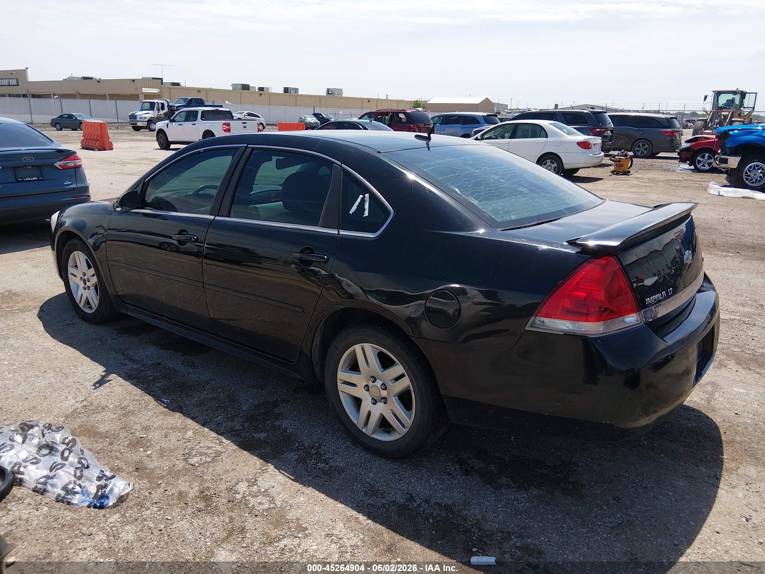 2011 Chevrolet Impala Lt Black vin: 2G1WG5EK6B1291827