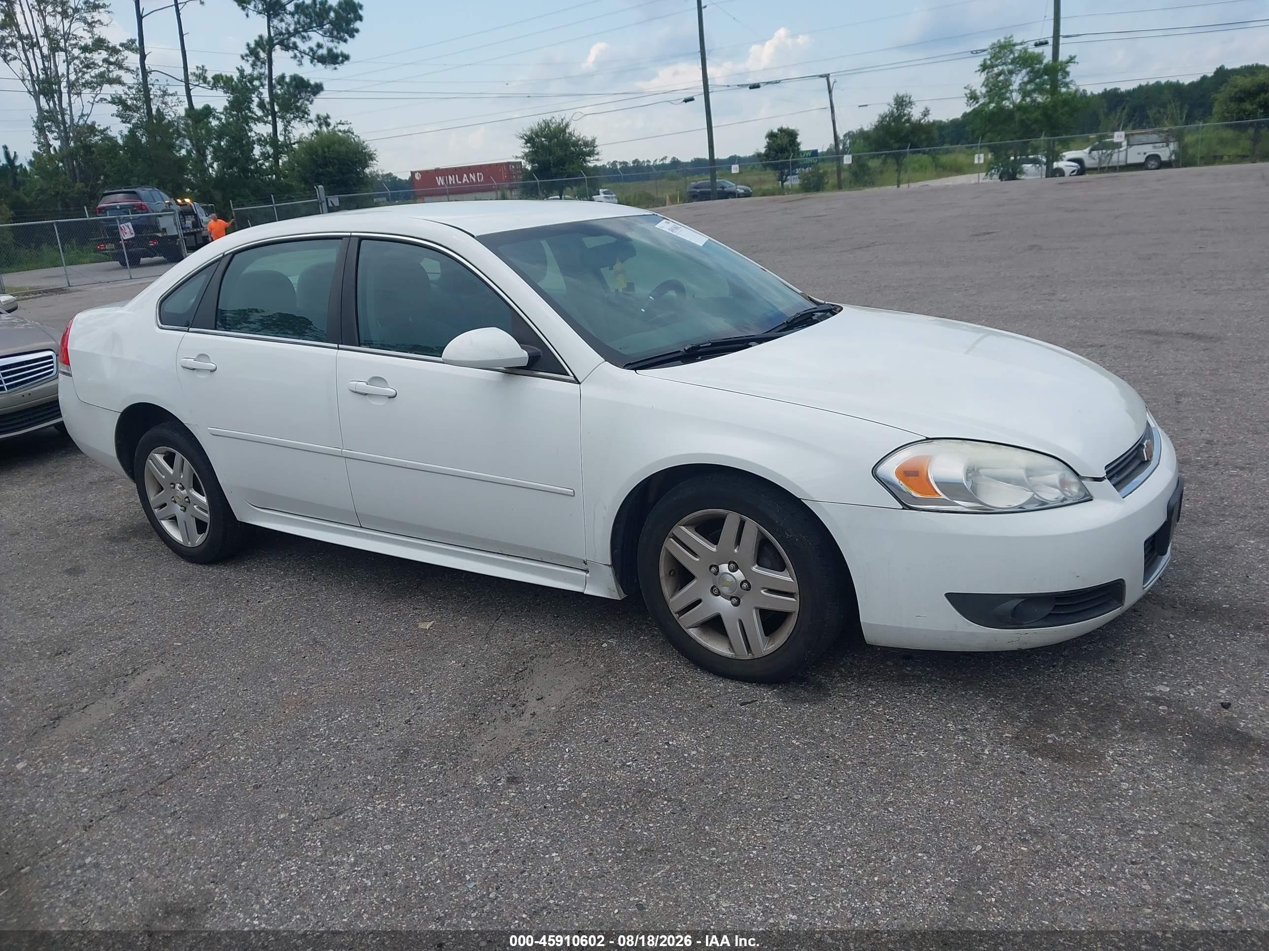 2011 Chevrolet Impala Lt White vin: 2G1WG5EK6B1333302