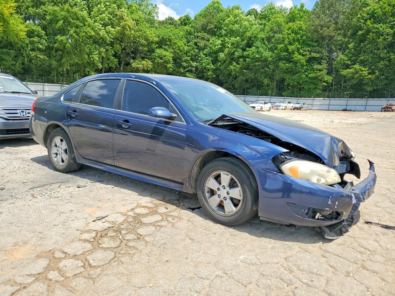 2011 Chevrolet Impala Lt Blue vin: 2G1WG5EK7B1211239