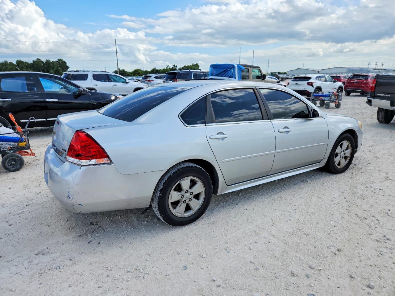 2011 Chevrolet Impala Lt Gray vin: 2G1WG5EK7B1221091