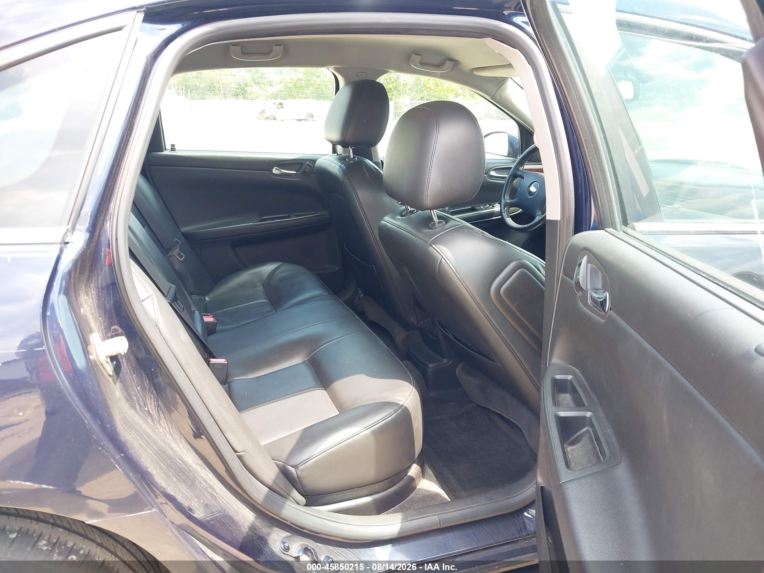 2011 Chevrolet Impala Lt Blue vin: 2G1WG5EK7B1237372