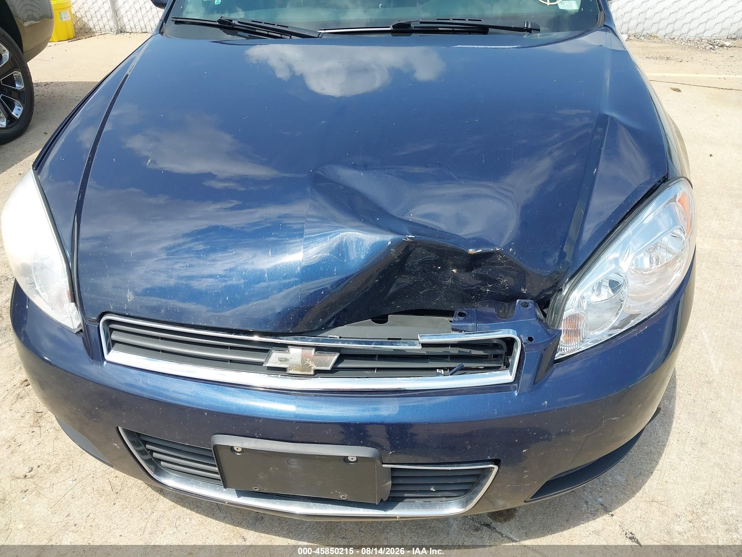 2011 Chevrolet Impala Lt Blue vin: 2G1WG5EK7B1237372