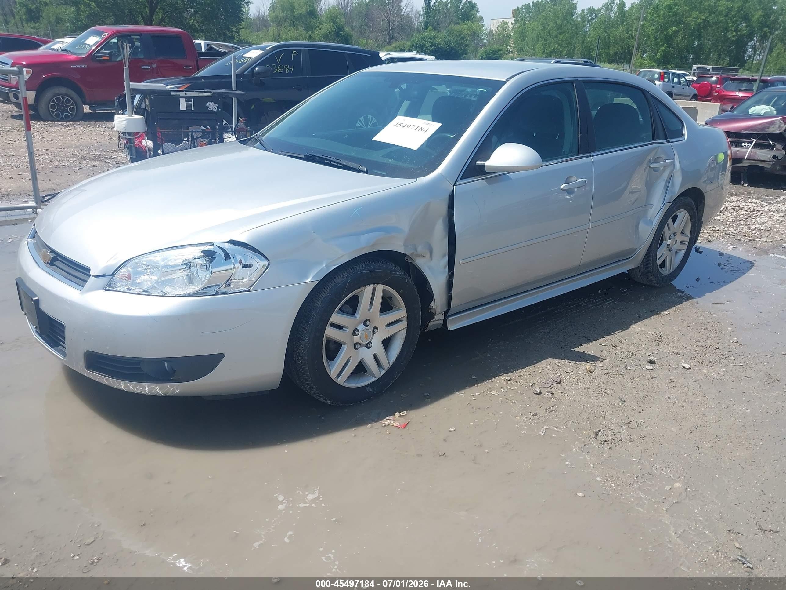 2011 Chevrolet Impala Lt Silver vin: 2G1WG5EK7B1294347