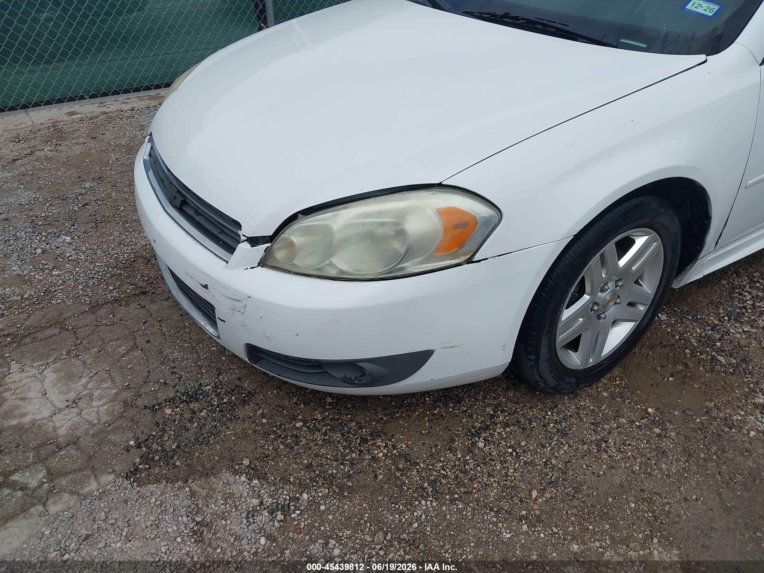 2011 Chevrolet Impala Lt White vin: 2G1WG5EK7B1313172