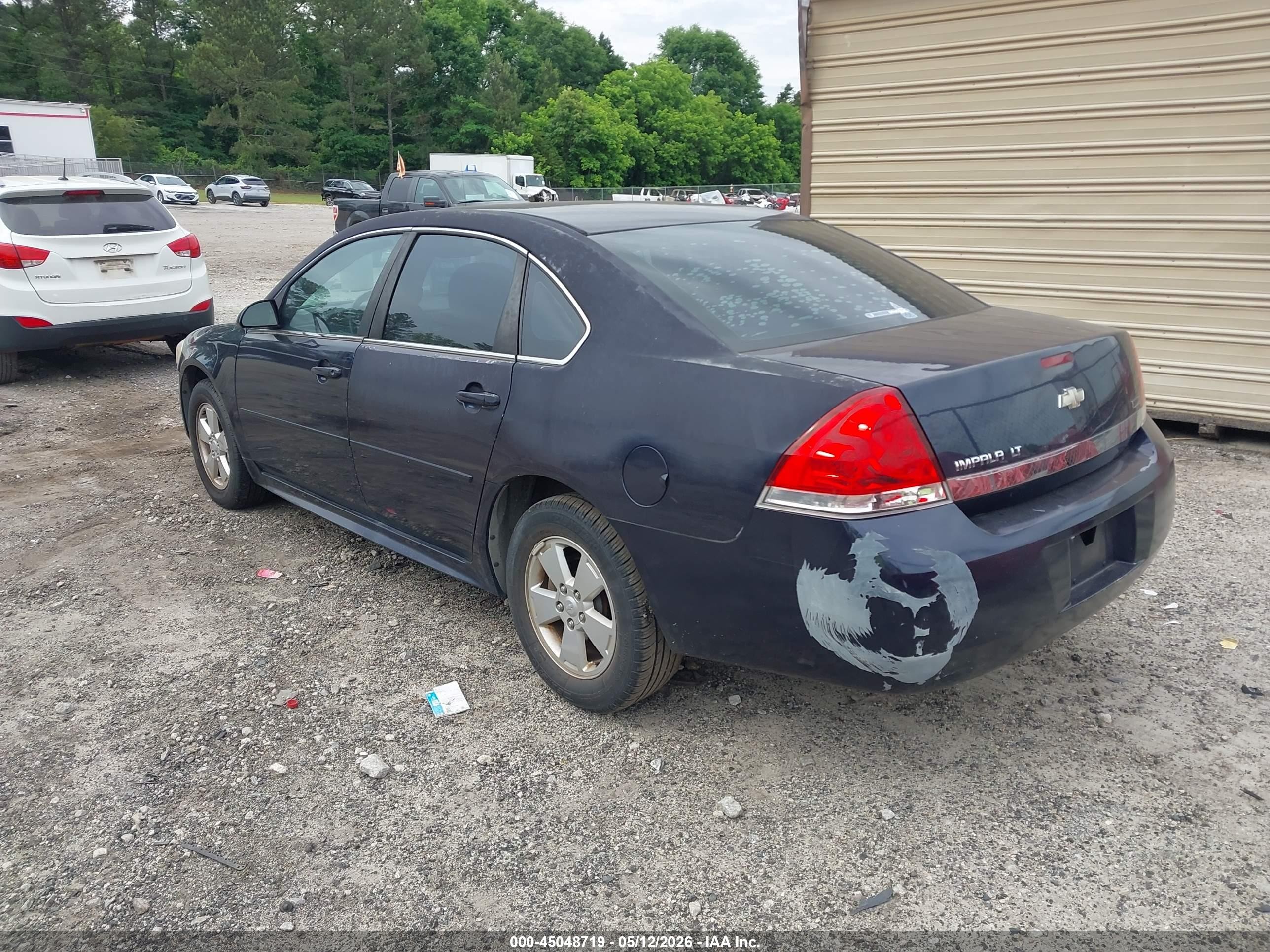 2011 Chevrolet Impala Lt Blue vin: 2G1WG5EK8B1113823