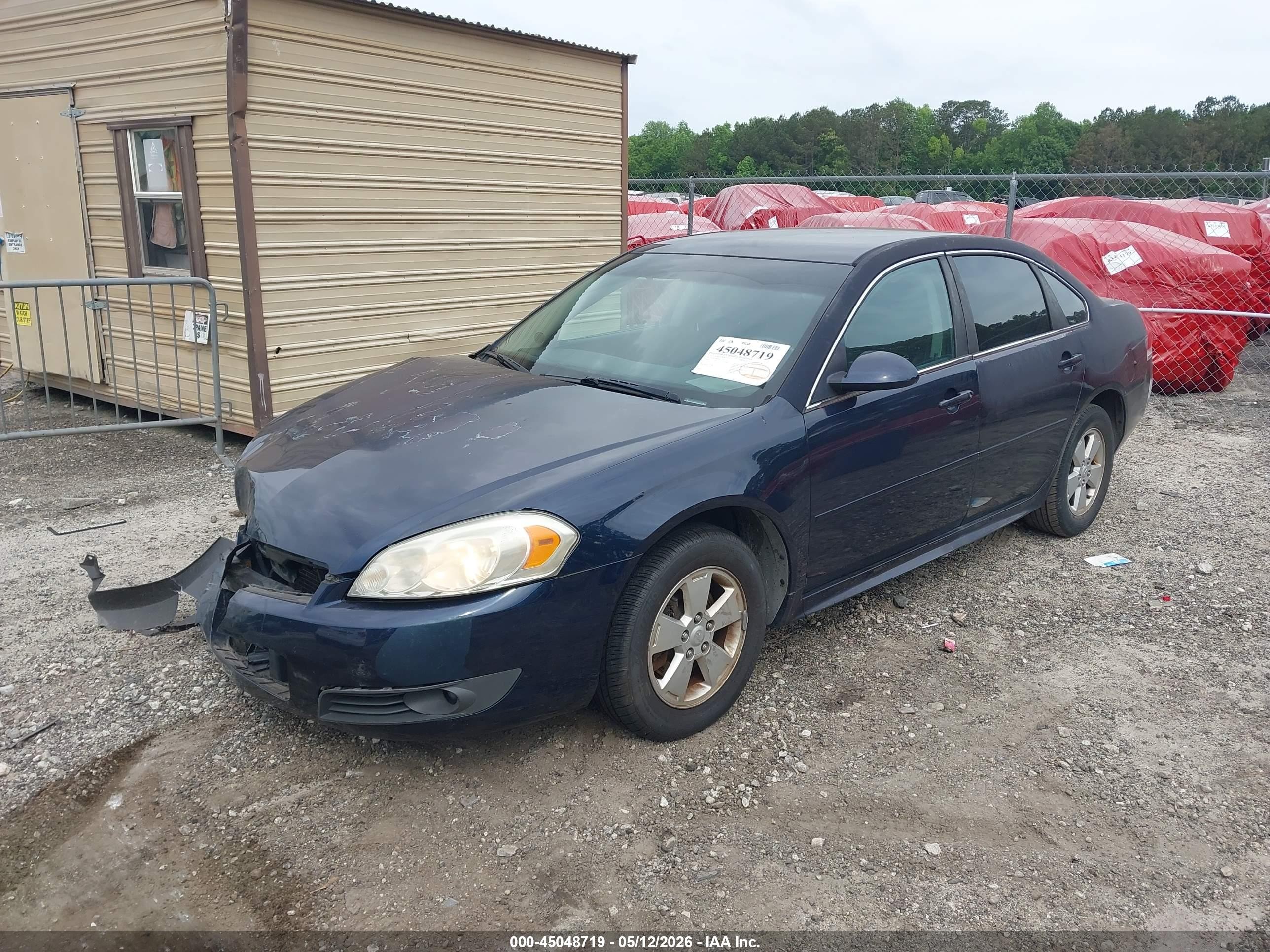 2011 Chevrolet Impala Lt Blue vin: 2G1WG5EK8B1113823
