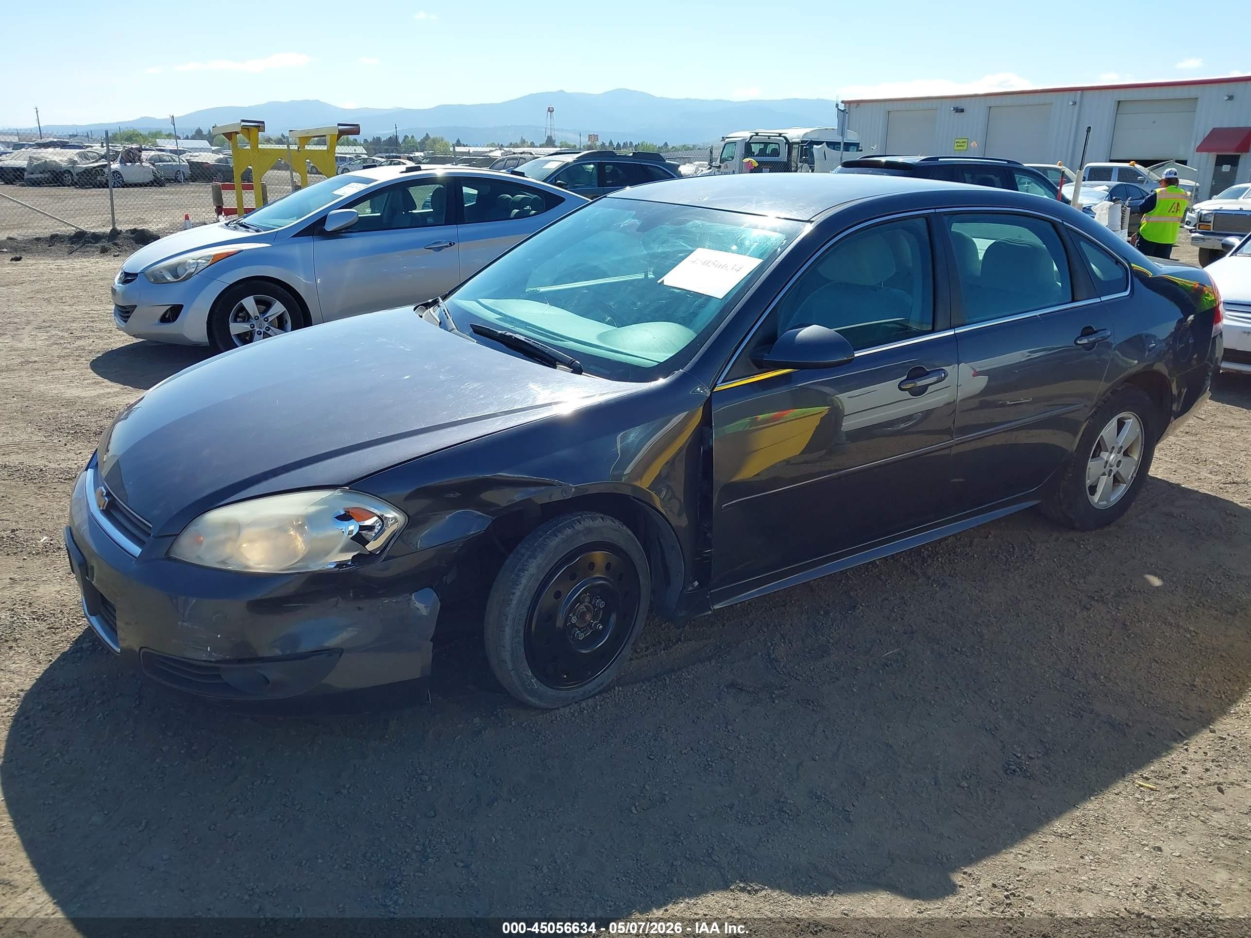 2011 Chevrolet Impala Lt Gray vin: 2G1WG5EK8B1149057