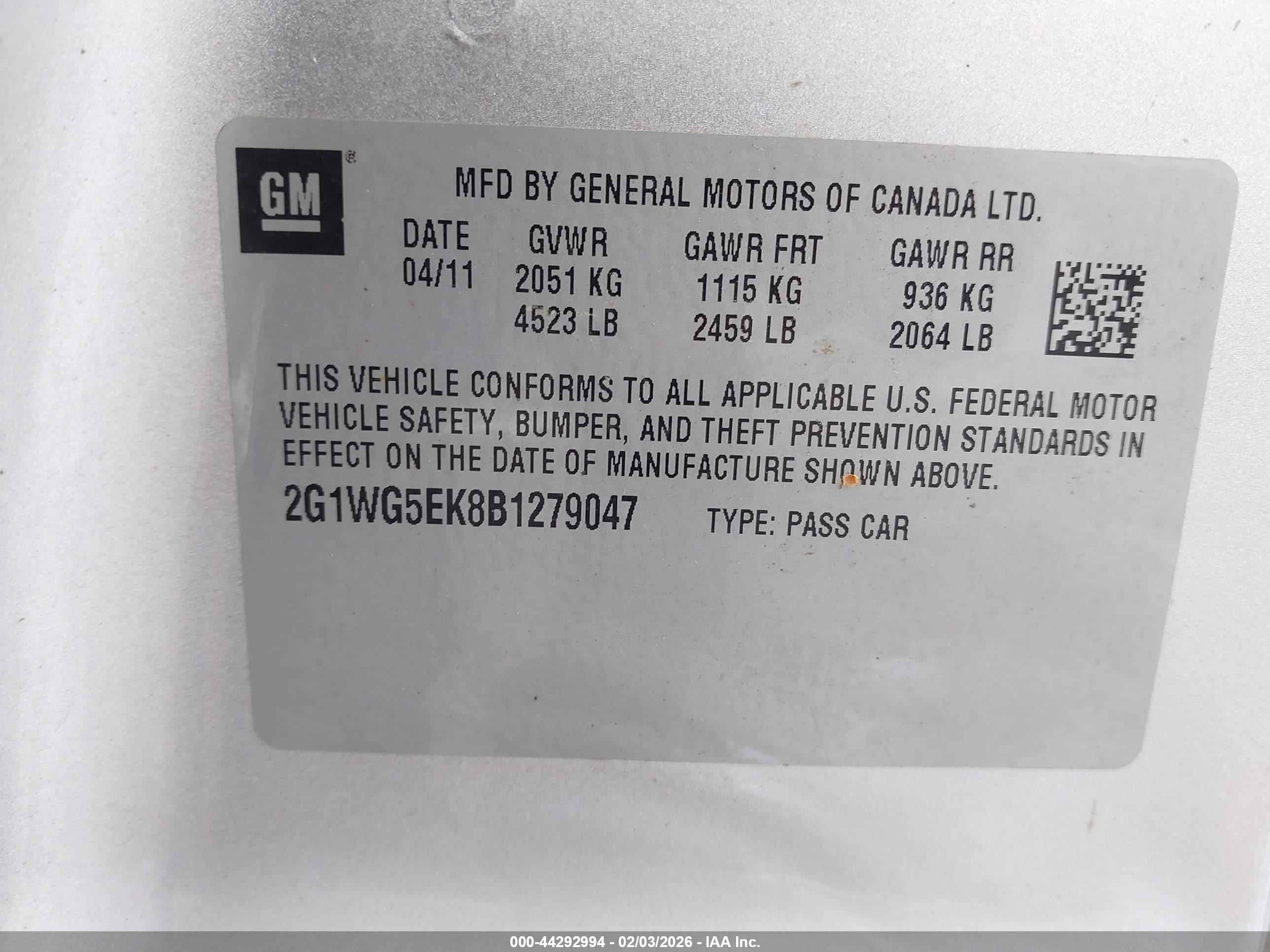 2011 Chevrolet Impala Lt Silver vin: 2G1WG5EK8B1264791