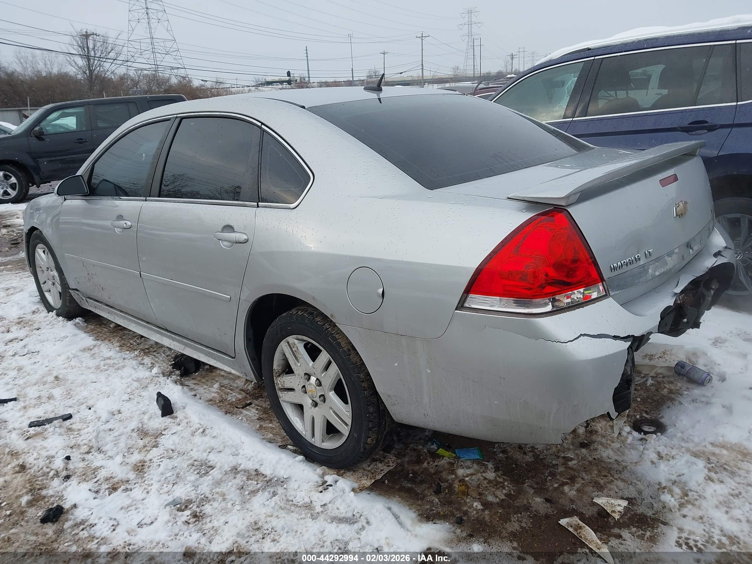 2011 Chevrolet Impala Lt Silver vin: 2G1WG5EK8B1264791