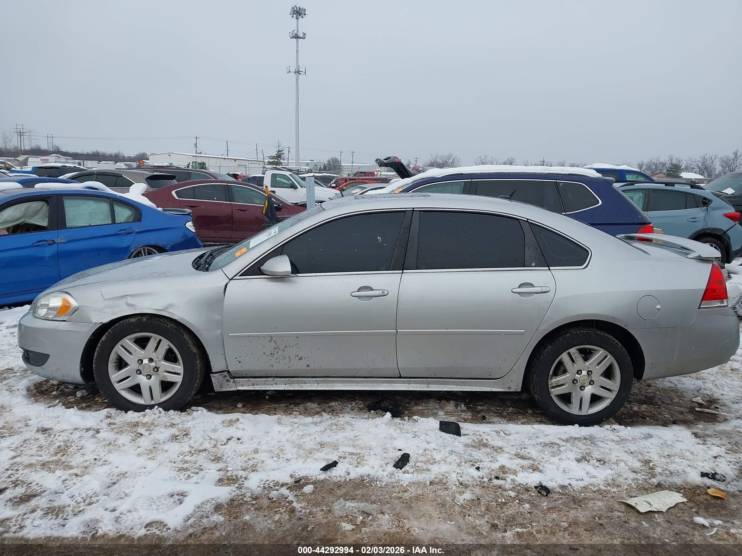 2011 Chevrolet Impala Lt Silver vin: 2G1WG5EK8B1264791