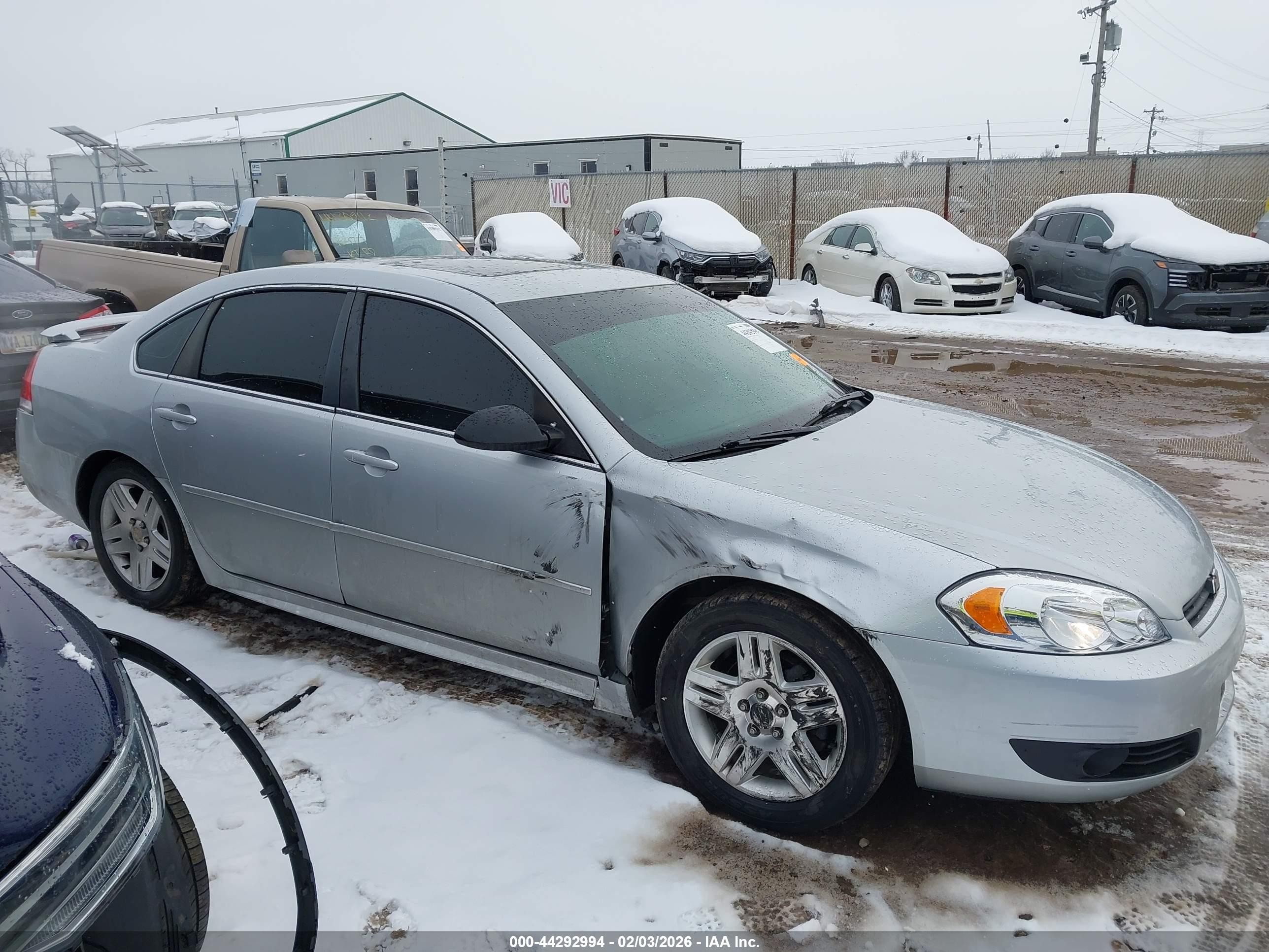 2011 Chevrolet Impala Lt Silver vin: 2G1WG5EK8B1264791