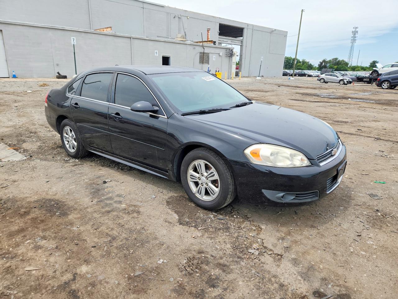 2011 Chevrolet Impala Lt Black vin: 2G1WG5EK8B1317375