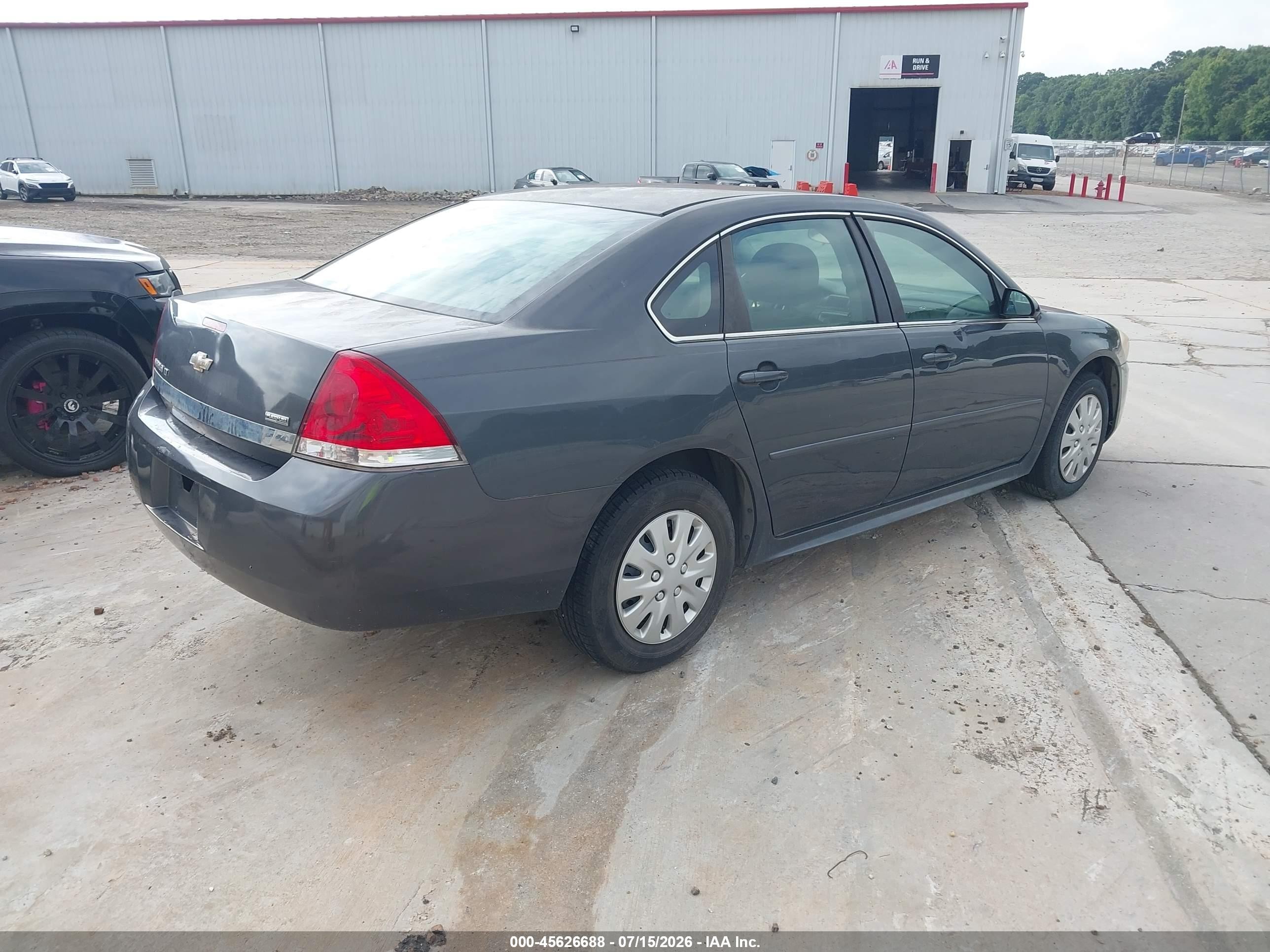 2011 Chevrolet Impala Lt Black vin: 2G1WG5EK9B1118237