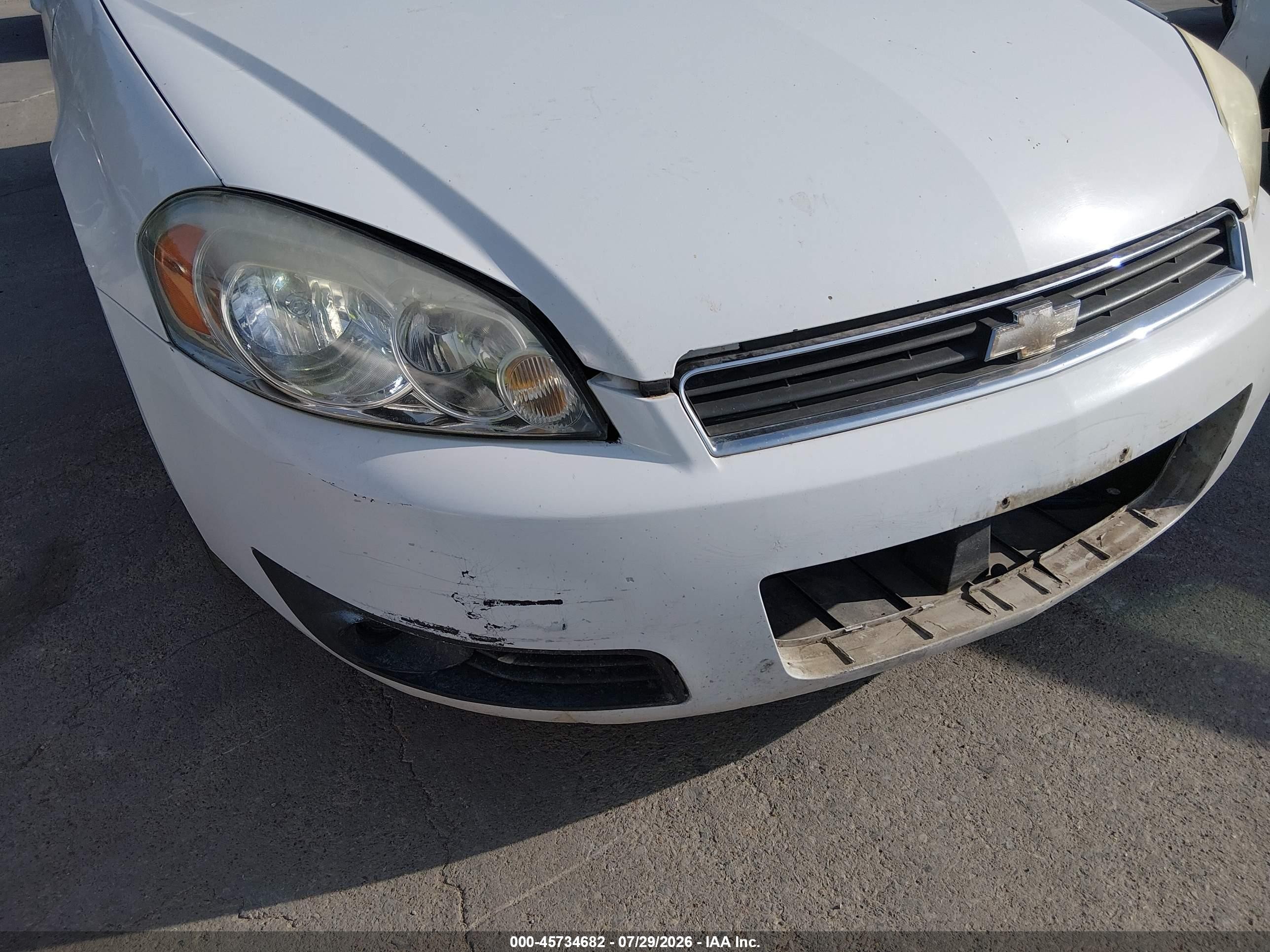 2011 Chevrolet Impala Lt Белый vin: 2G1WG5EK9B1308183