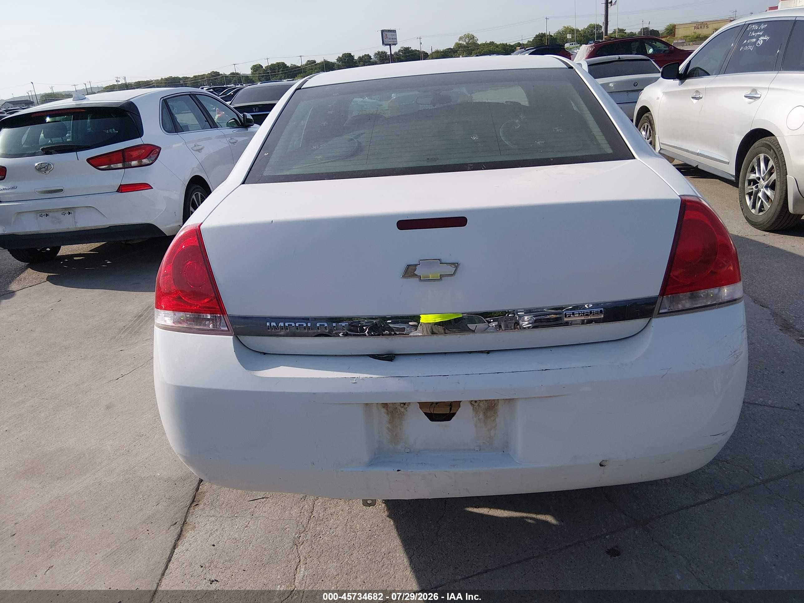 2011 Chevrolet Impala Lt Белый vin: 2G1WG5EK9B1308183