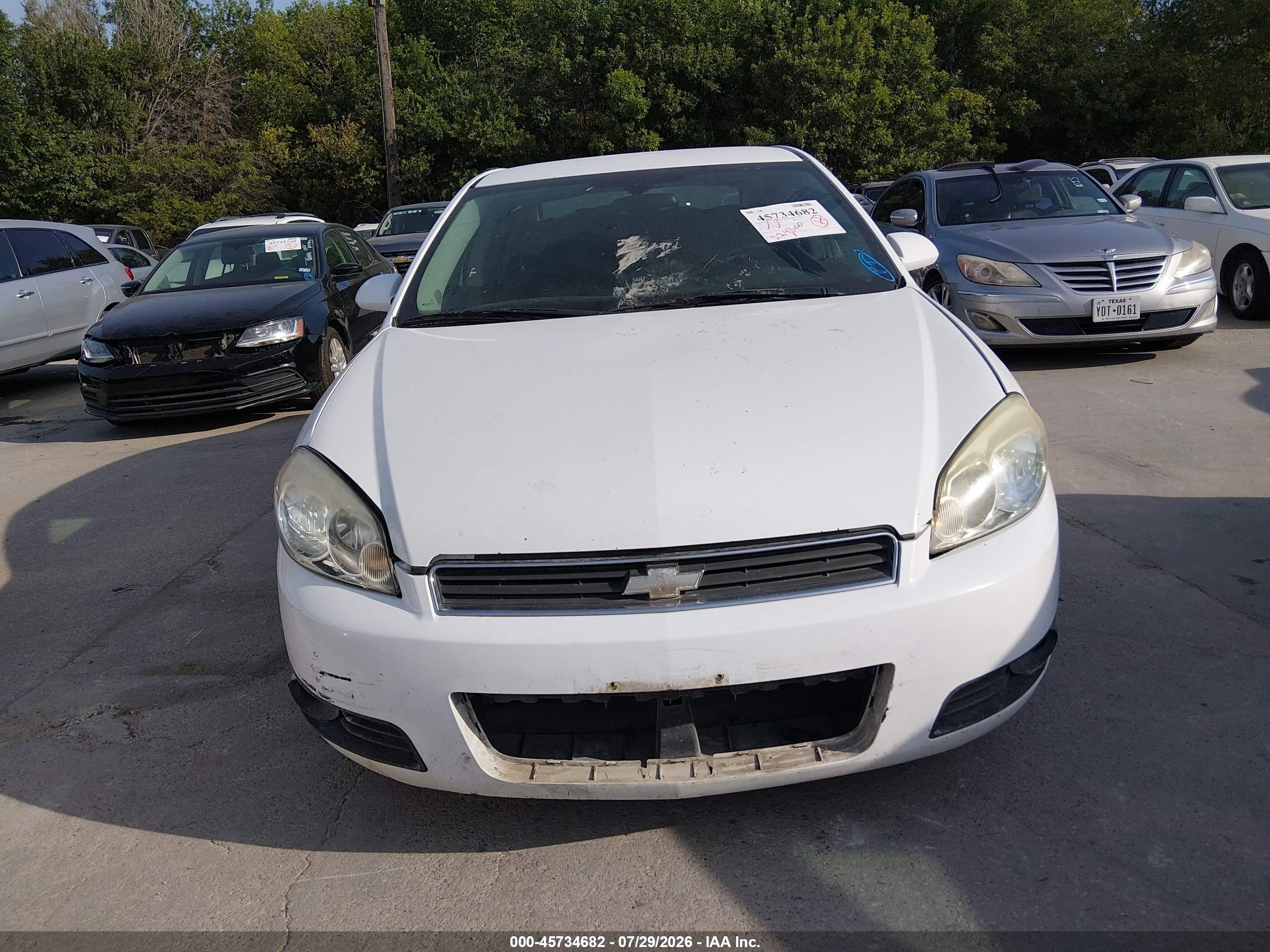 2011 Chevrolet Impala Lt Белый vin: 2G1WG5EK9B1308183