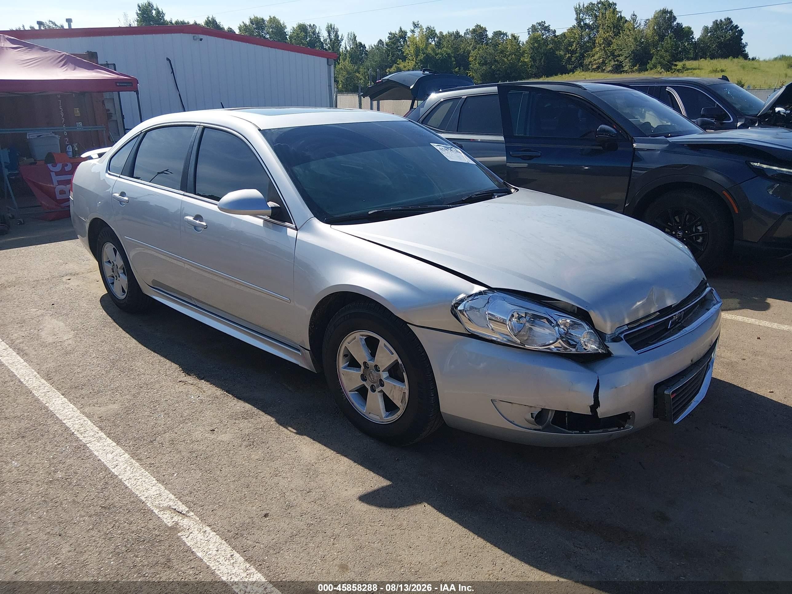 2011 Chevrolet Impala Lt Серебряный vin: 2G1WG5EKXB1182481