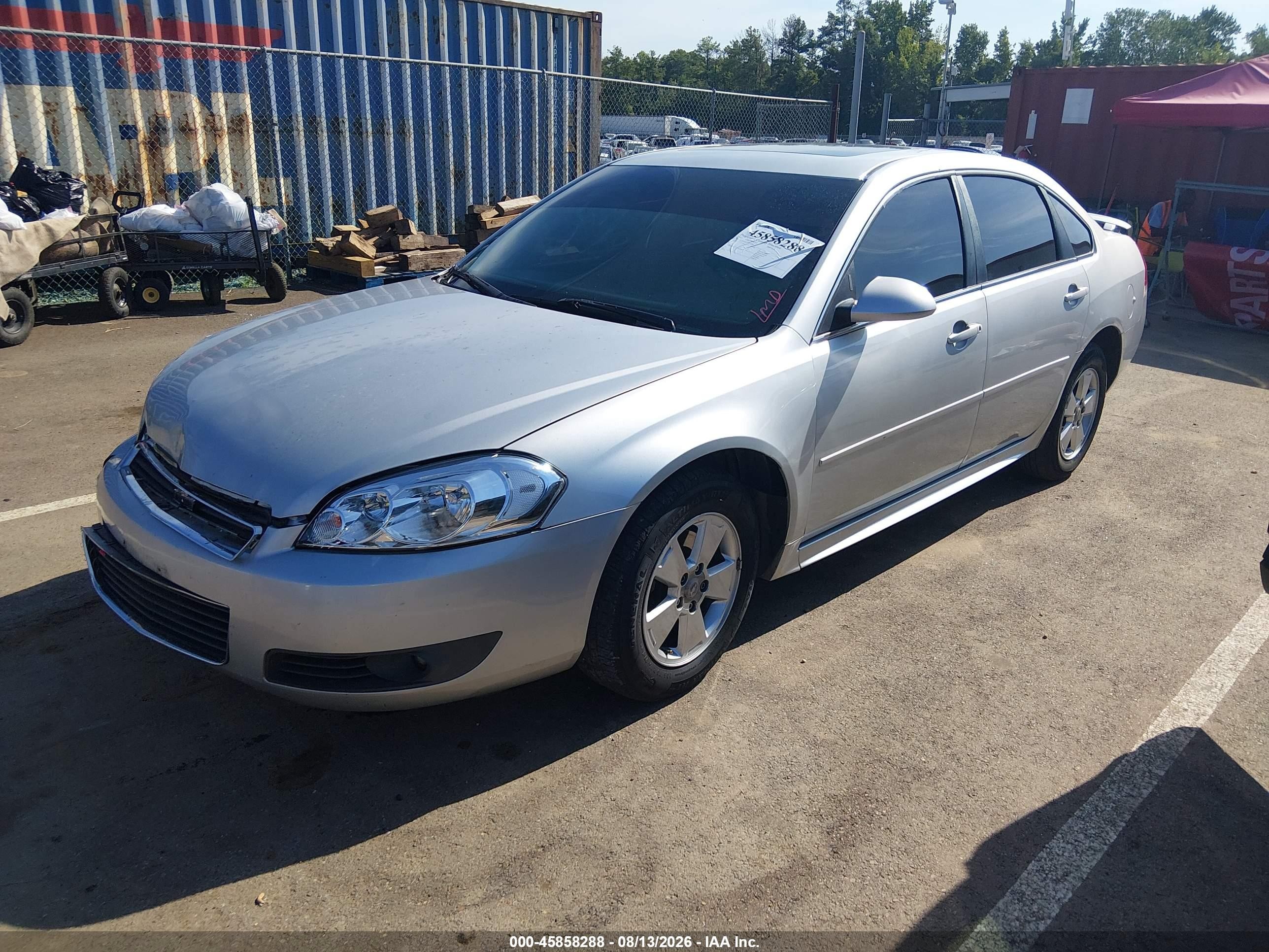 2011 Chevrolet Impala Lt Серебряный vin: 2G1WG5EKXB1182481