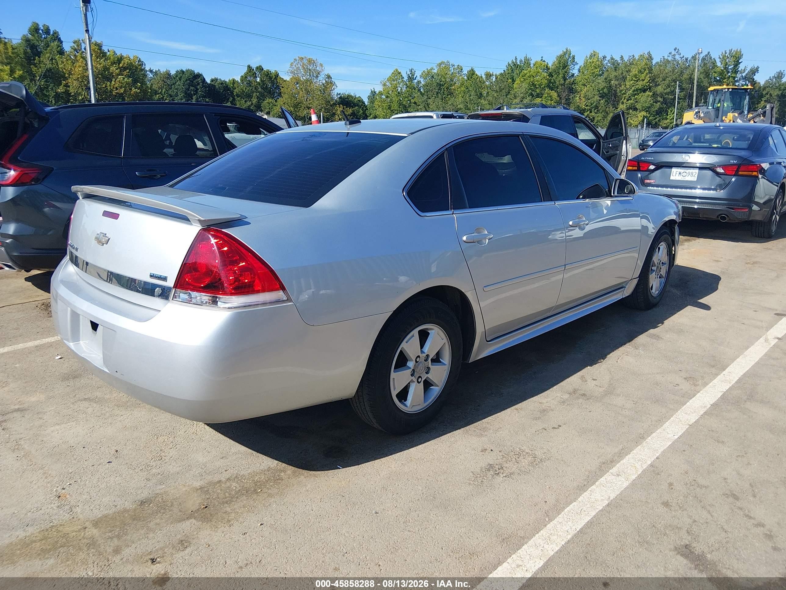 2011 Chevrolet Impala Lt Серебряный vin: 2G1WG5EKXB1182481