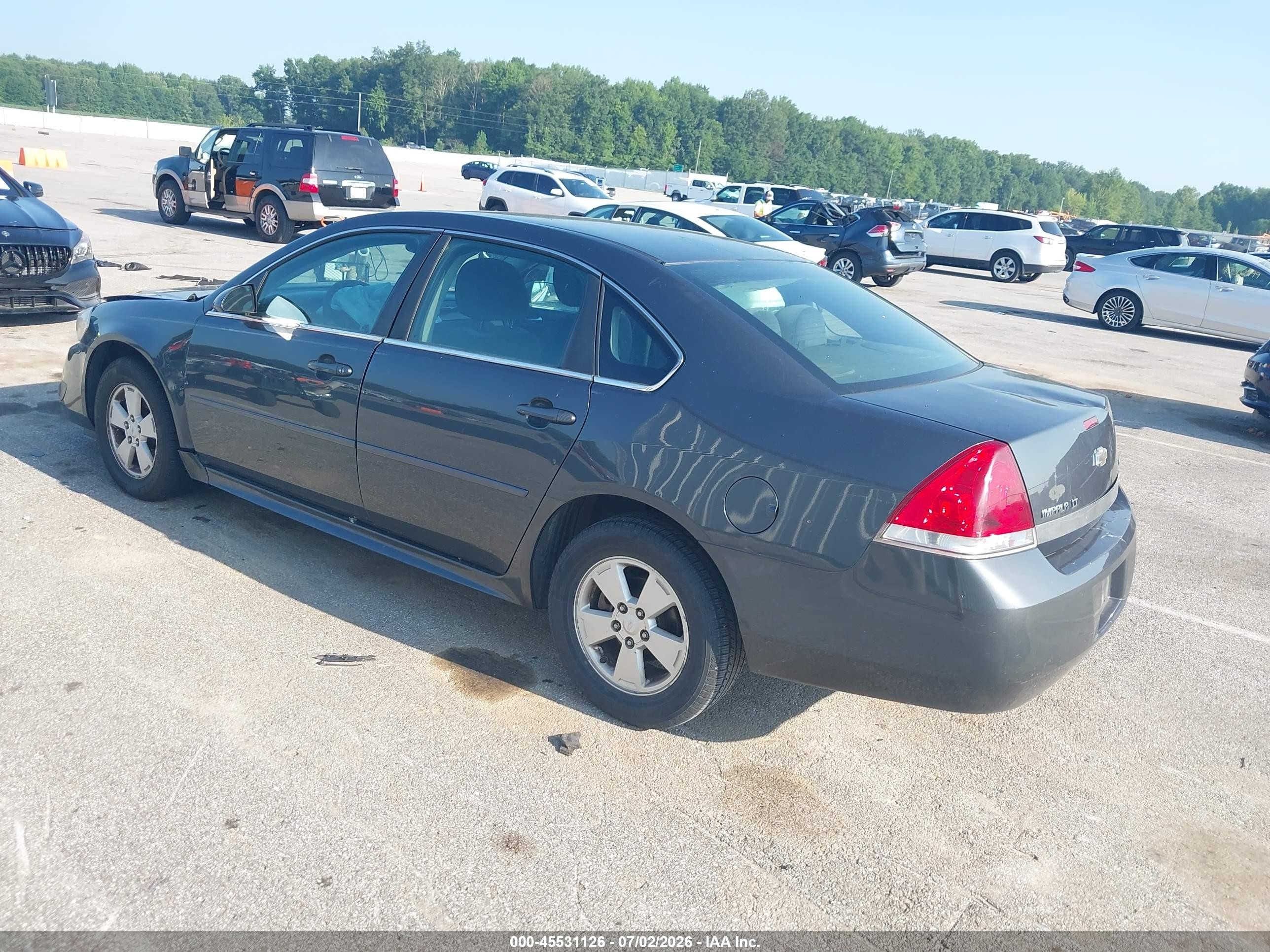 2011 Chevrolet Impala Lt Gray vin: 2G1WG5EKXB1266641