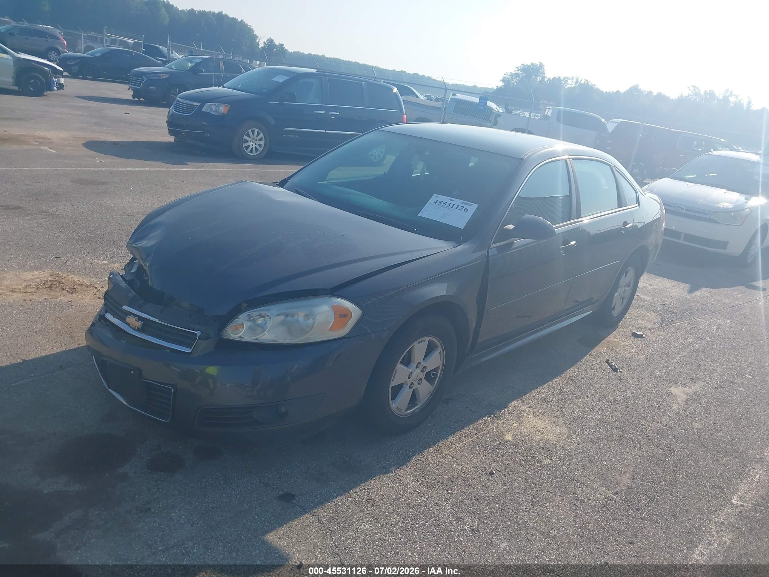 2011 Chevrolet Impala Lt Gray vin: 2G1WG5EKXB1266641