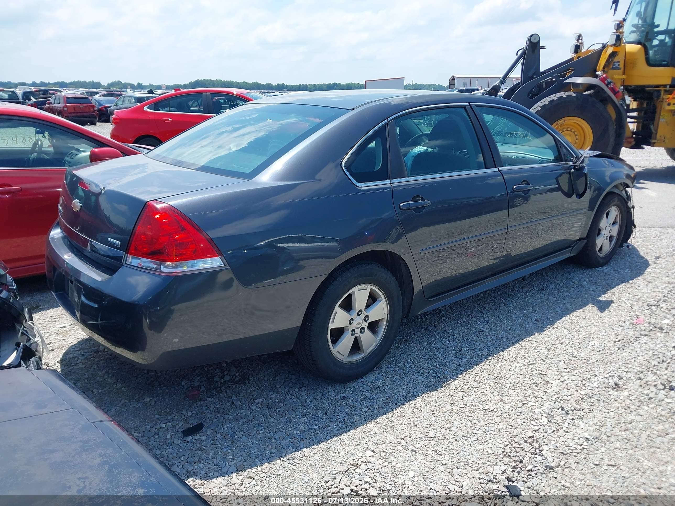 2011 Chevrolet Impala Lt Gray vin: 2G1WG5EKXB1266641