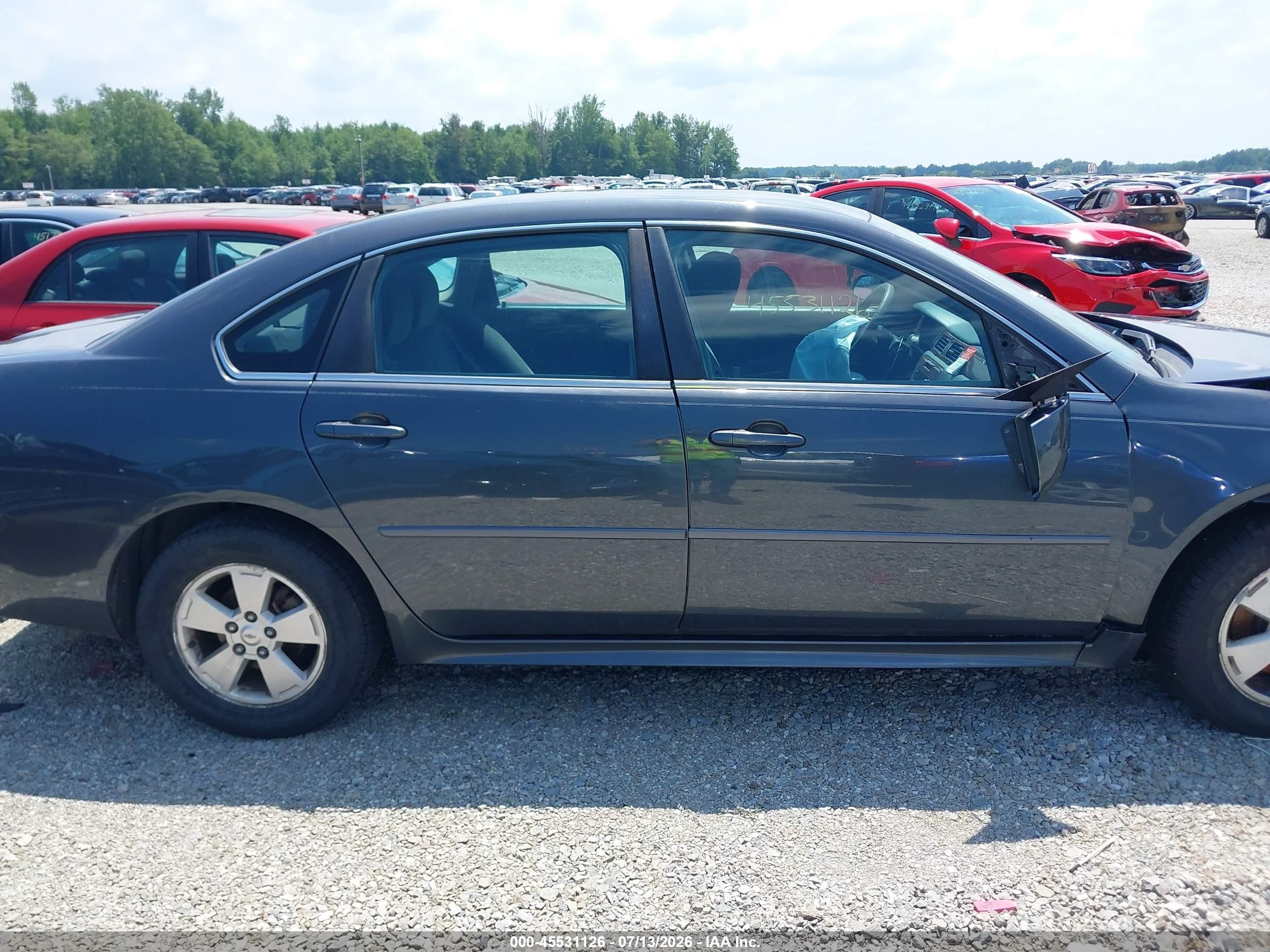 2011 Chevrolet Impala Lt Gray vin: 2G1WG5EKXB1266641