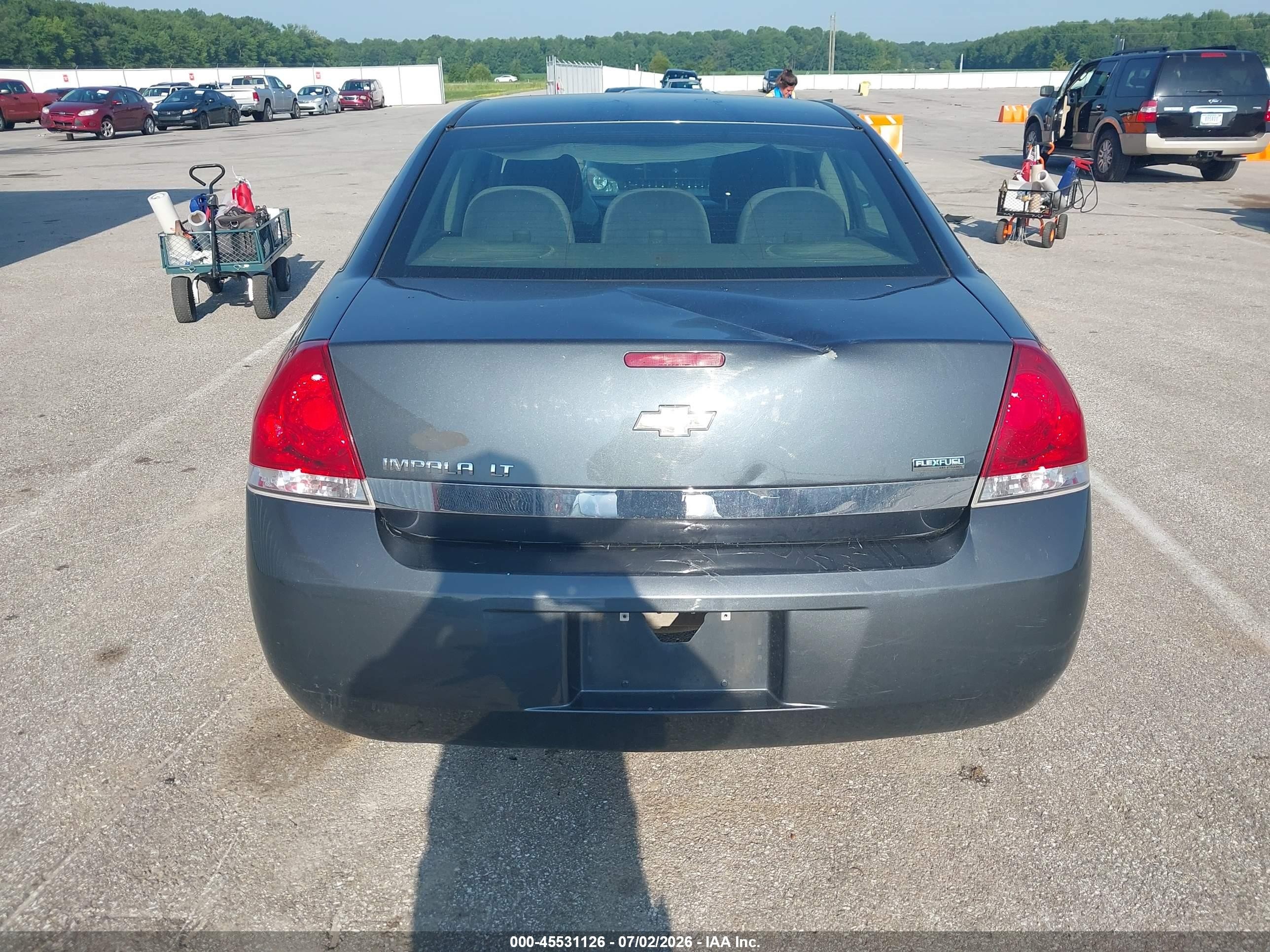2011 Chevrolet Impala Lt Gray vin: 2G1WG5EKXB1266641