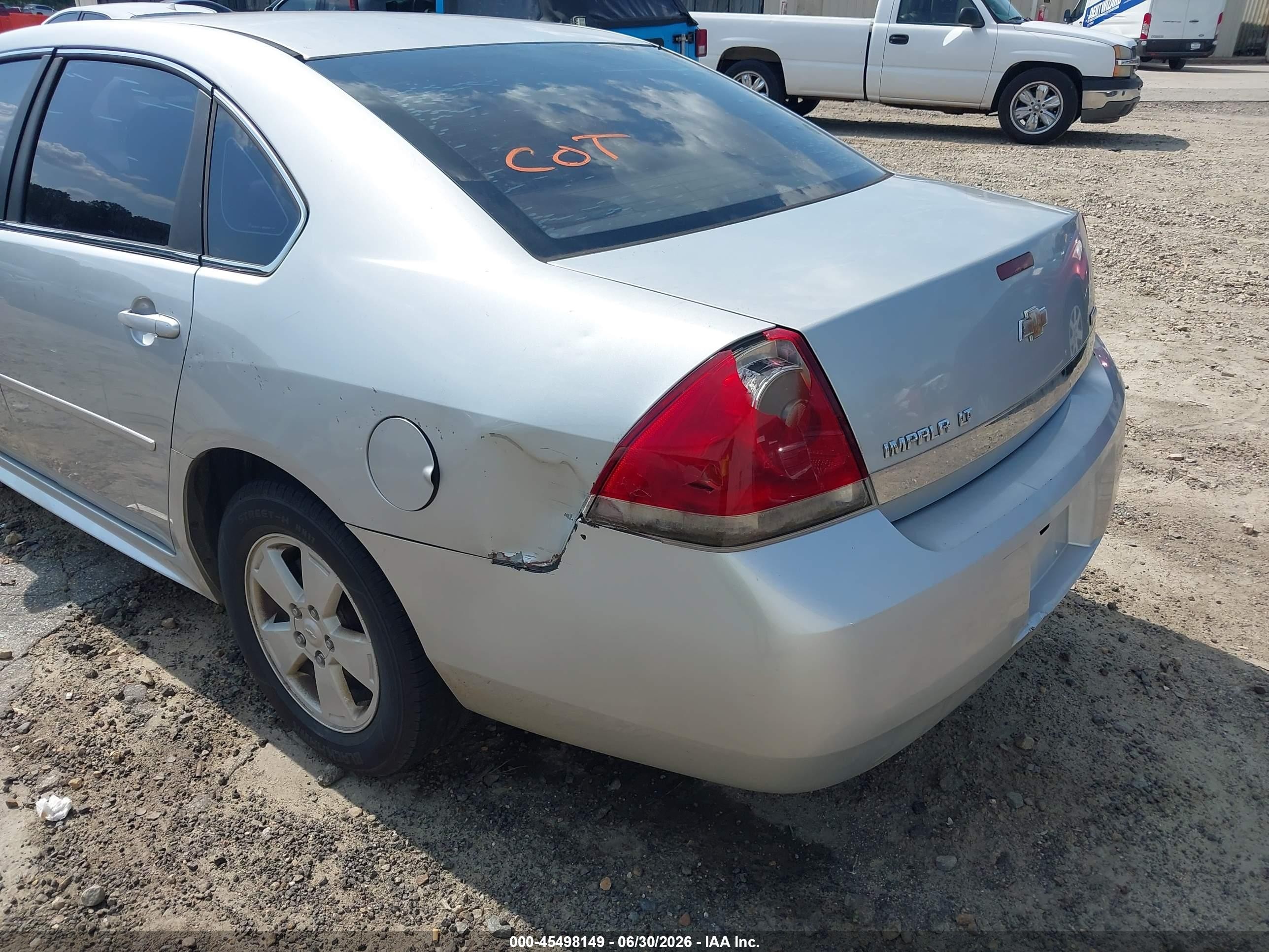 2011 Chevrolet Impala Lt Silver vin: 2G1WG5EKXB1269586