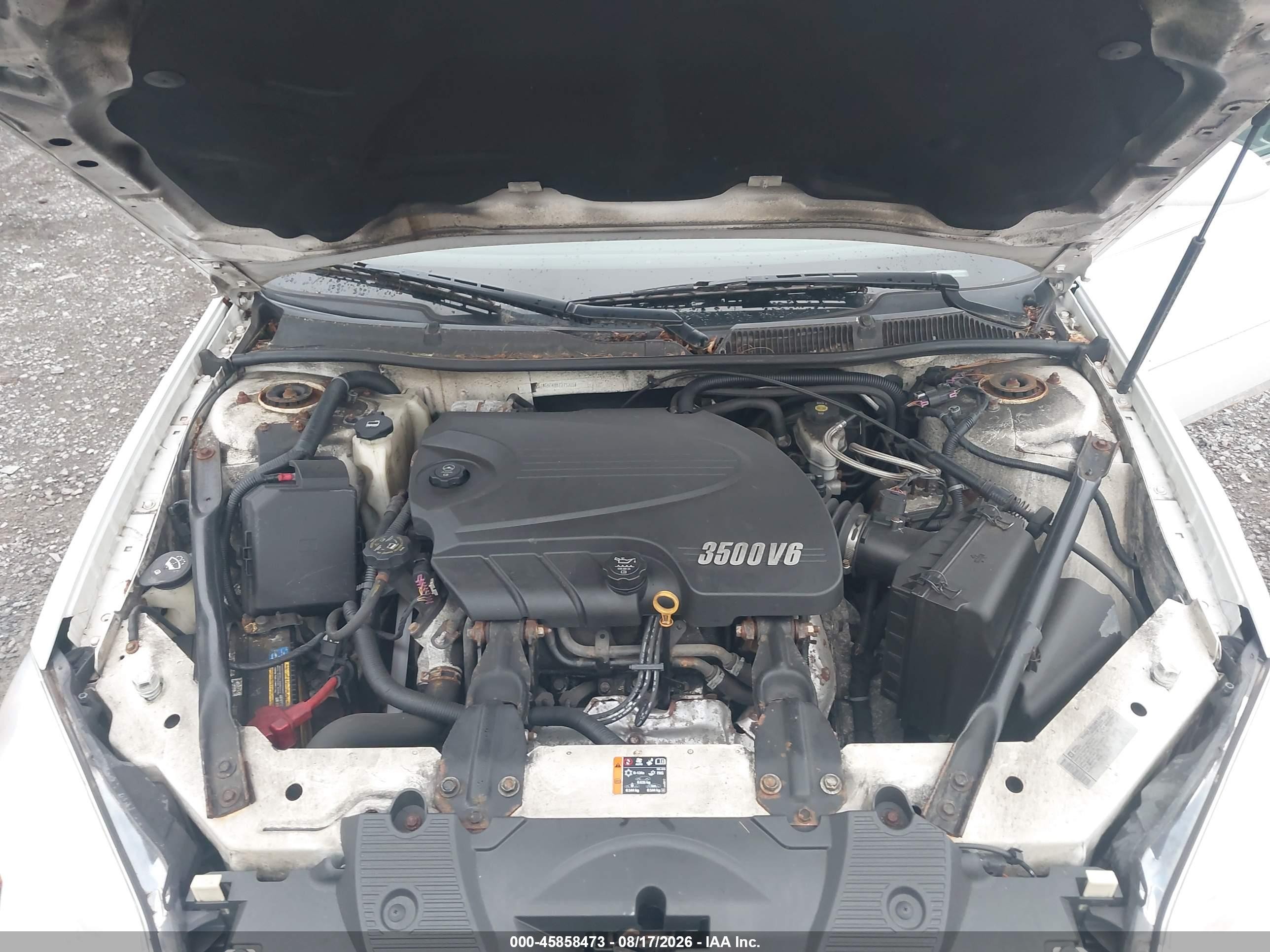 2011 Chevrolet Impala Lt White vin: 2G1WG5EKXB1273203