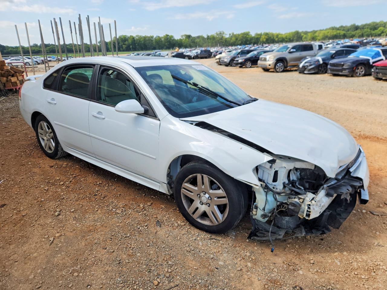 2011 Chevrolet Impala Lt White vin: 2G1WG5EKXB1293211