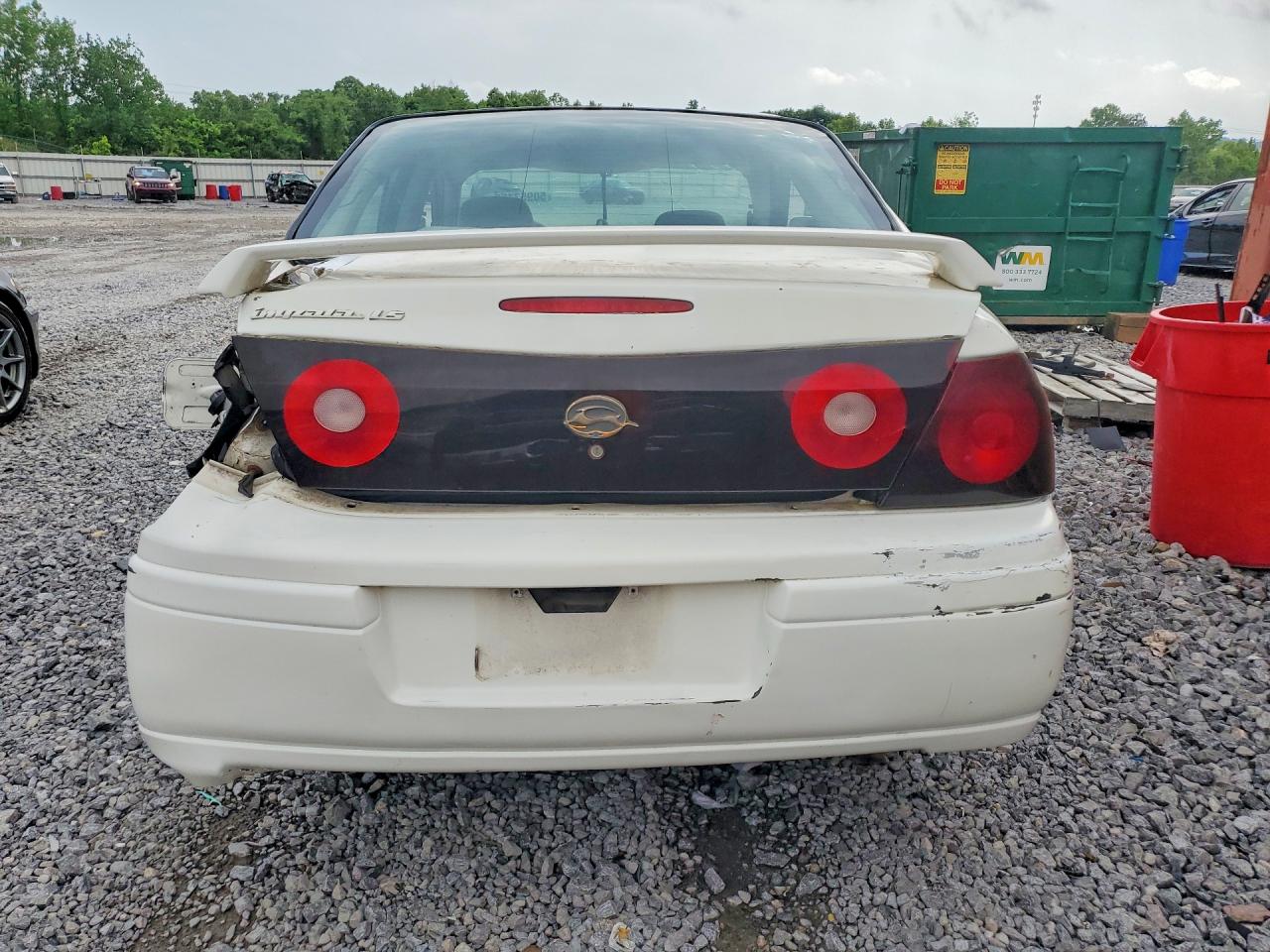 2004 Chevrolet Impala Ls White vin: 2G1WH52K049268159